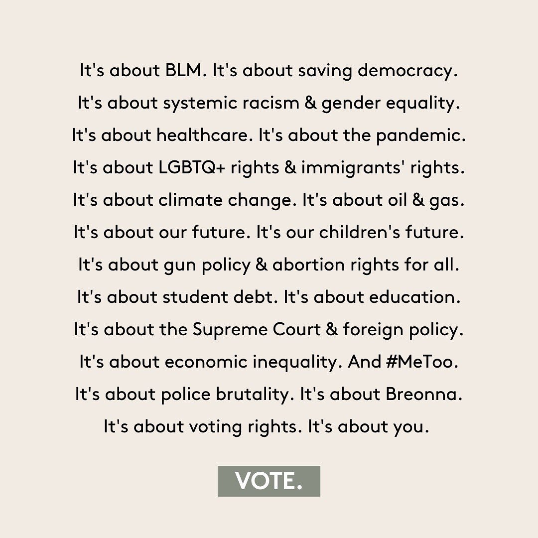 All of this and more is on the line this November. It is essential for the fate of our country that we all show up and make sure our votes are counted. According to @mandanadayani, the founder of @iamavoter, the best option to make sure your vote is 