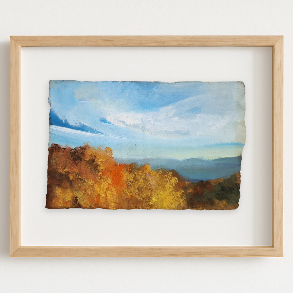 "Autumnal View" - Original Acrylic Painting