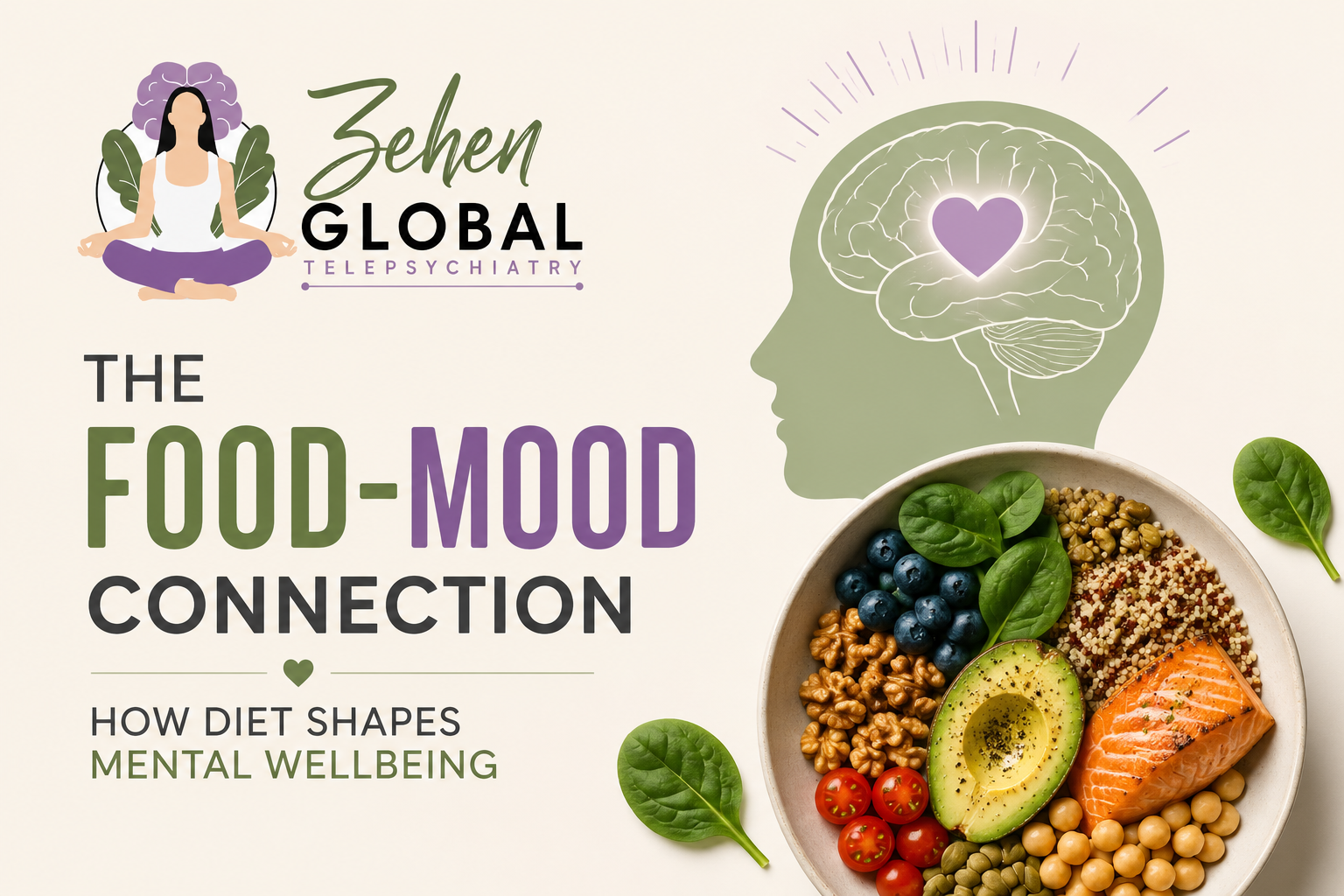The Food- Mood connection: How diet shapes mental wellbeing