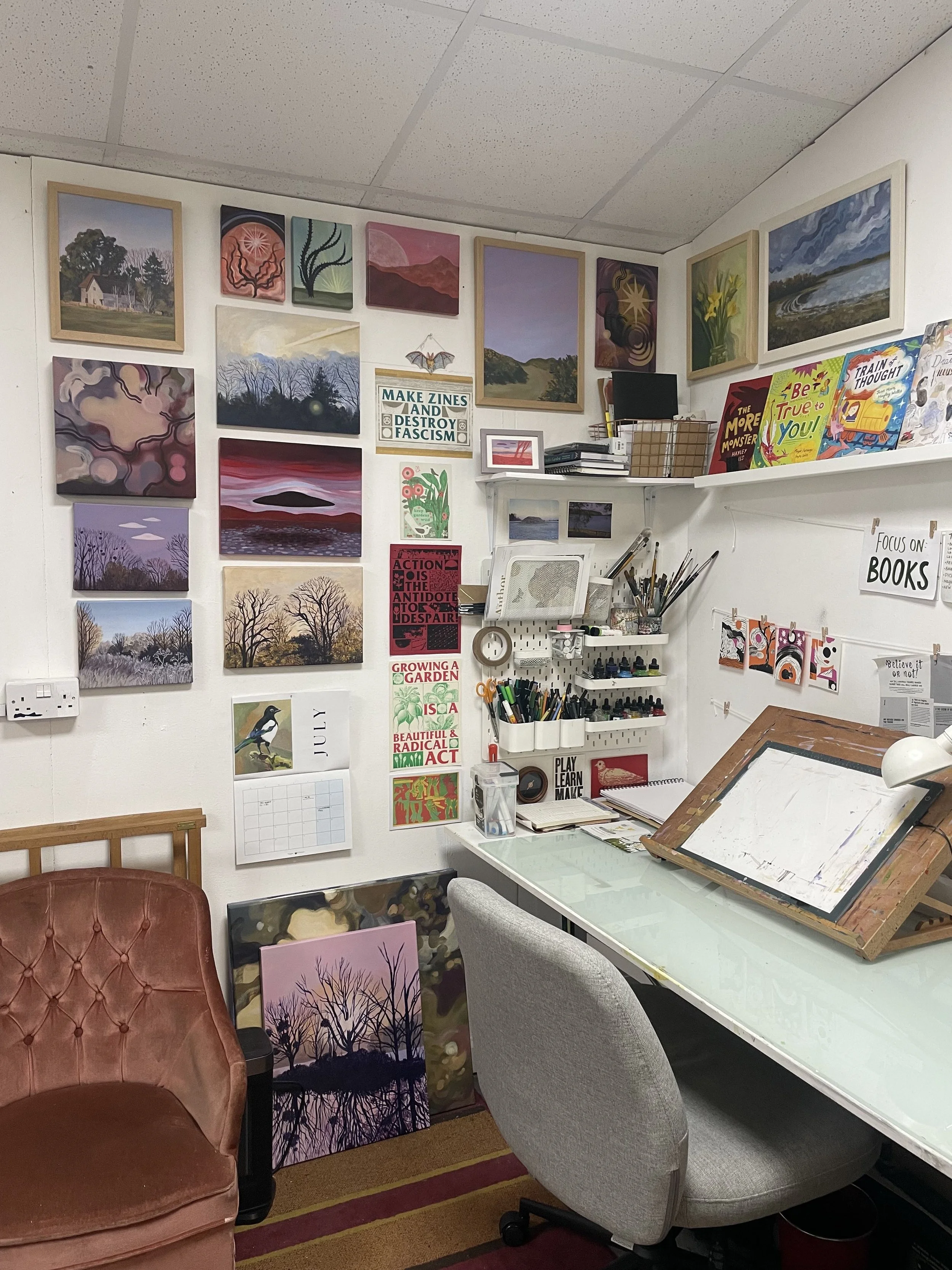 Five things I learned about creativity from my studio space