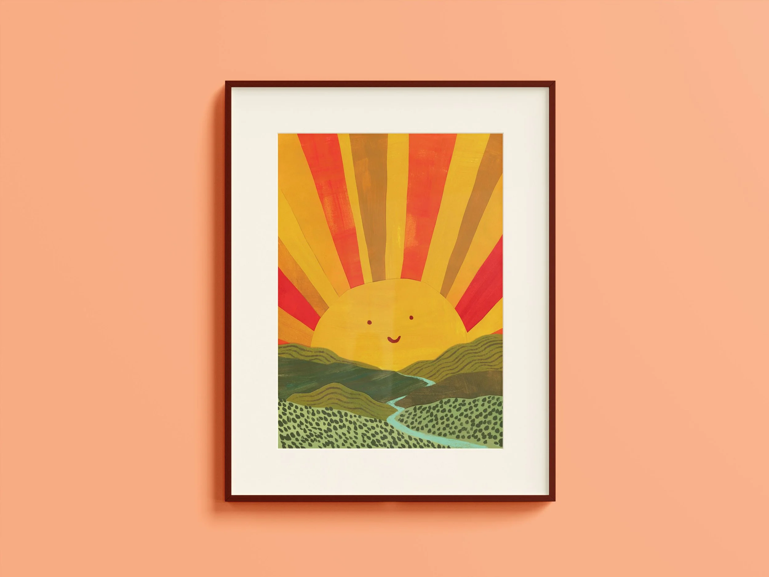 Bold-Colourful-Kids-Wall-Art-Framed-Sunshine-Illustration-Print-3.jpg