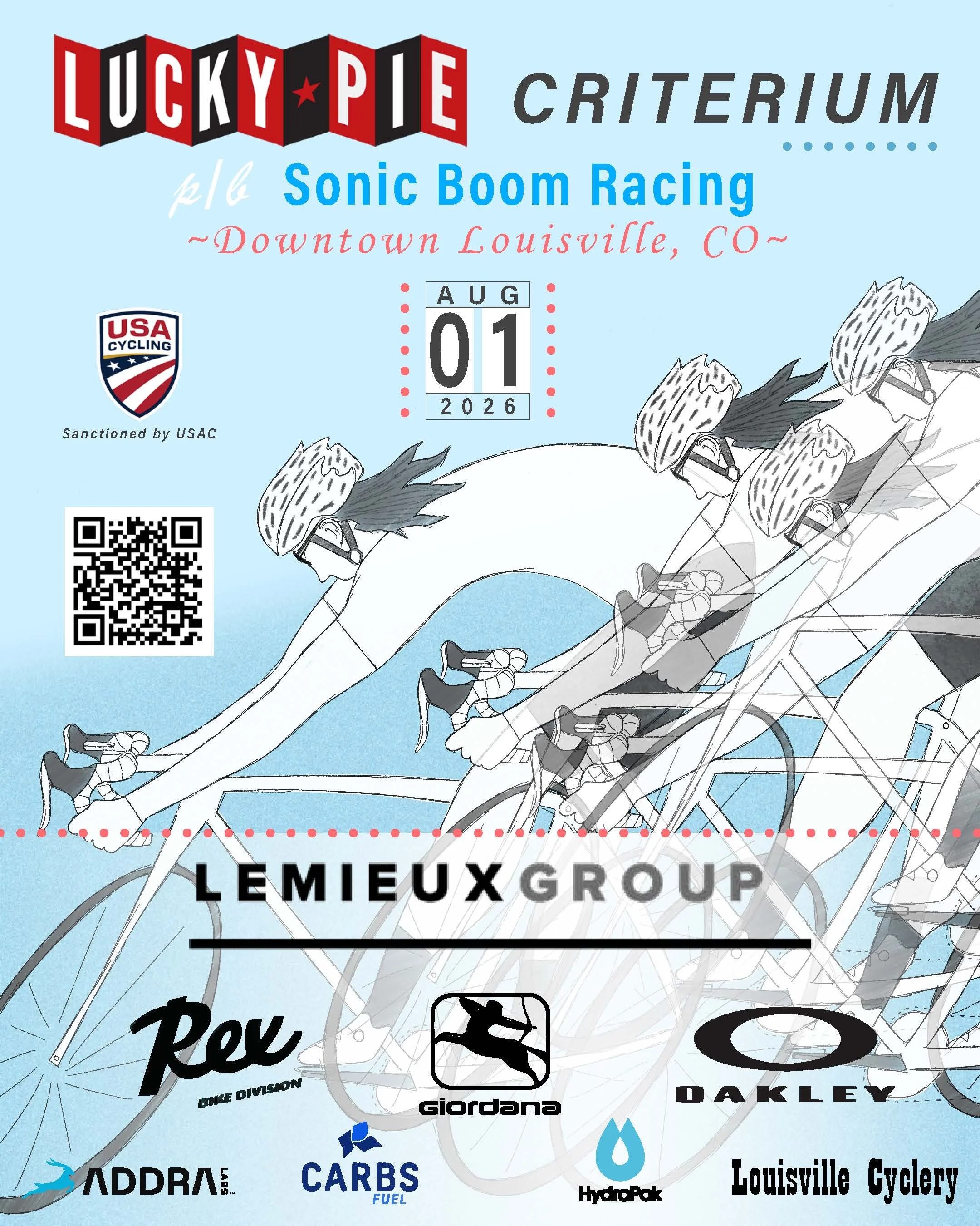 Louisville Crit race flyer