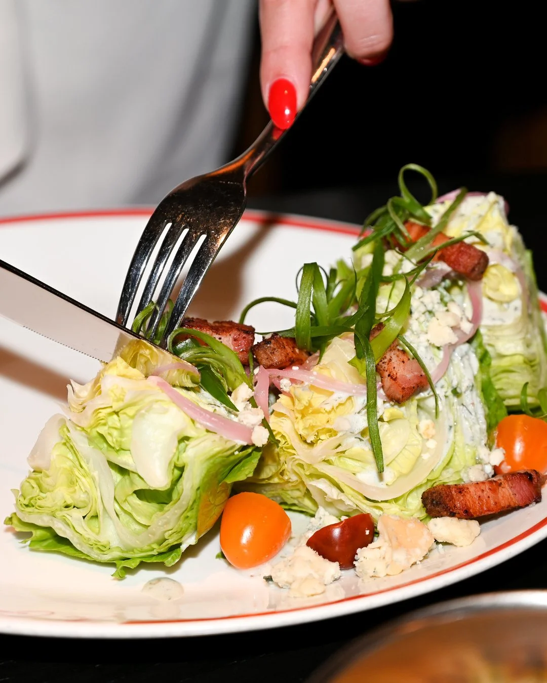 Crisp, creamy, and absolutely worth it ✨ The Wedge Salad: the starter that gets everyone talking.