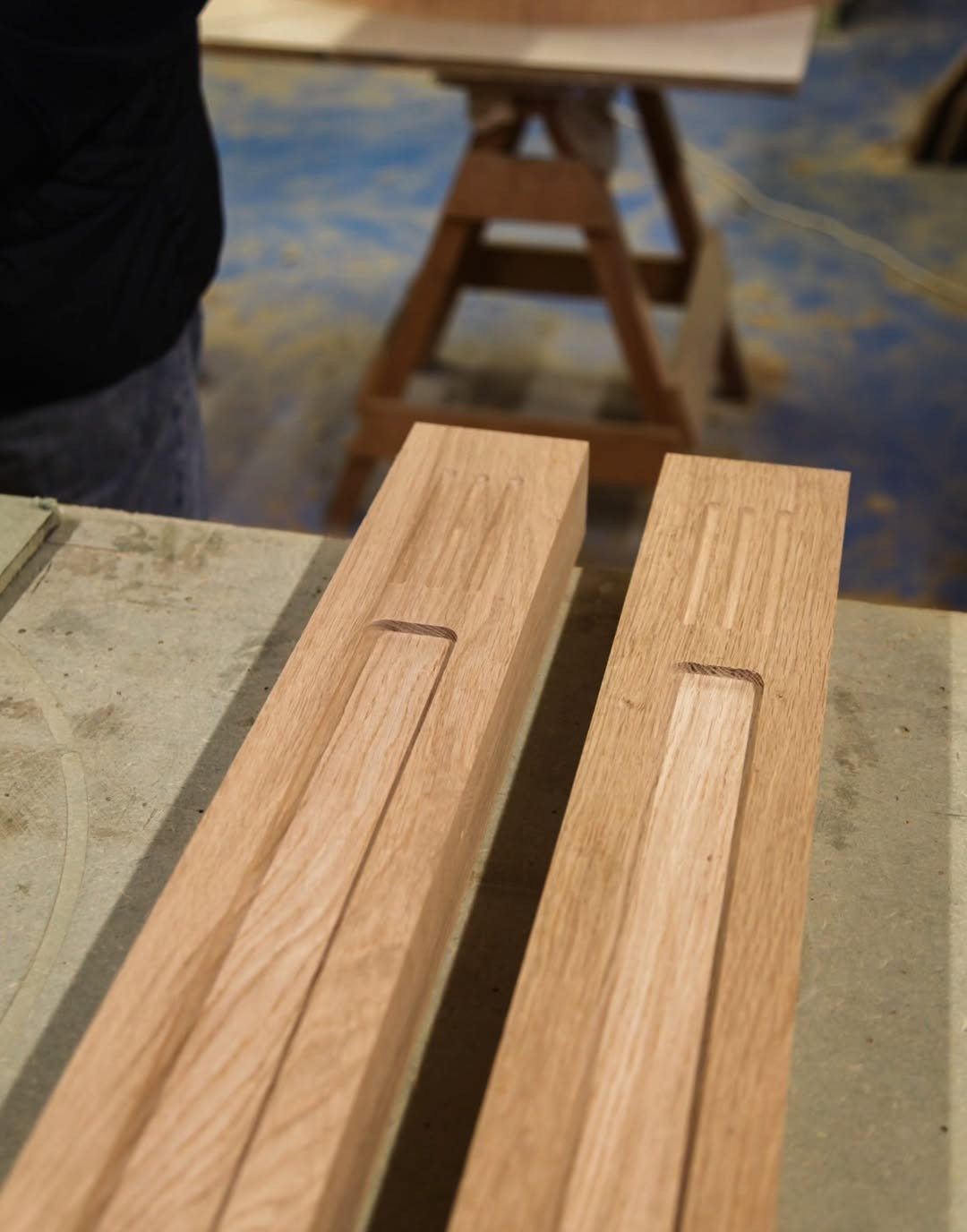 The Candover bar in the making