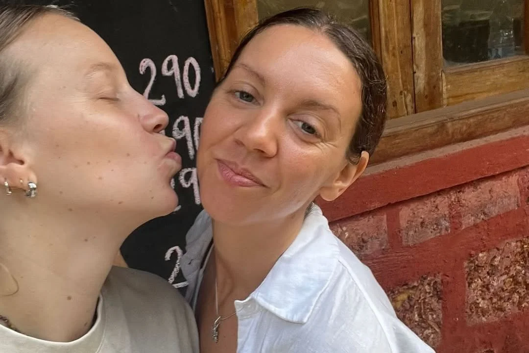 Chelsea and fellow teacher Chris