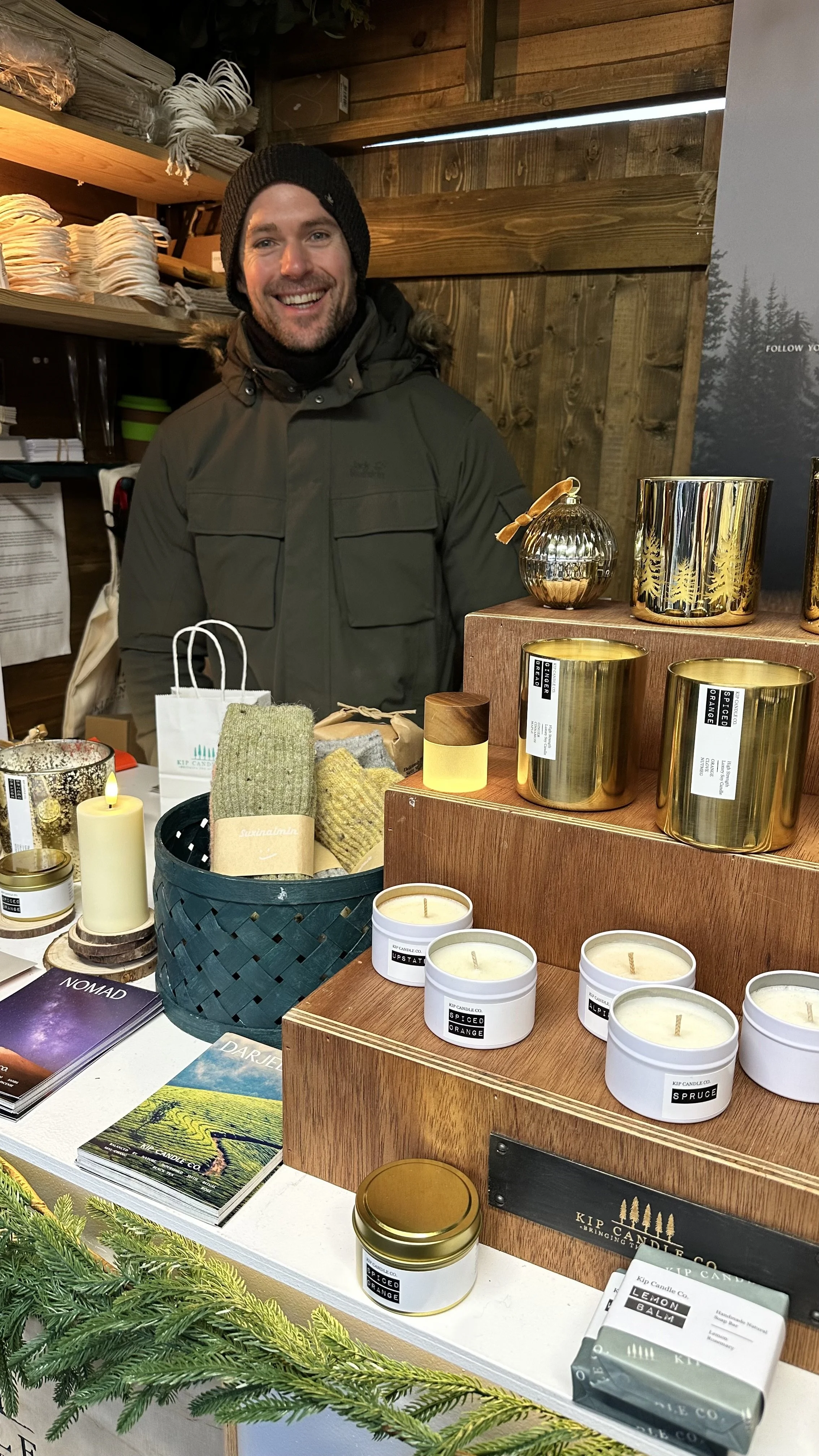 Kip Candle at Chatsworth