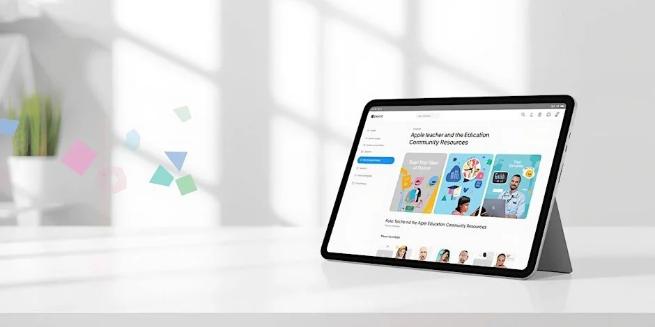 Apple Teacher and the Apple Education Community resources