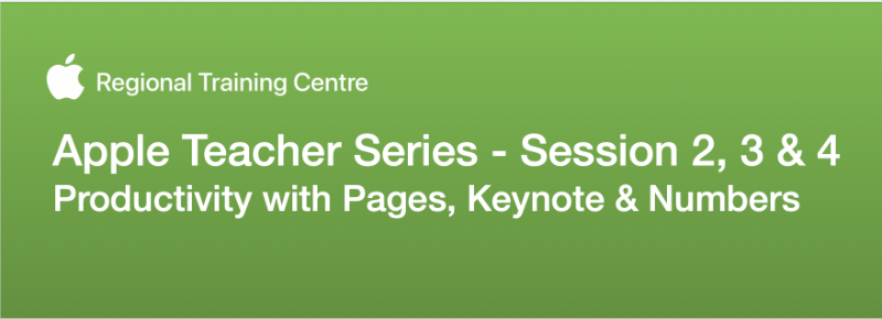 Productivity with Pages, Keynote & Numbers