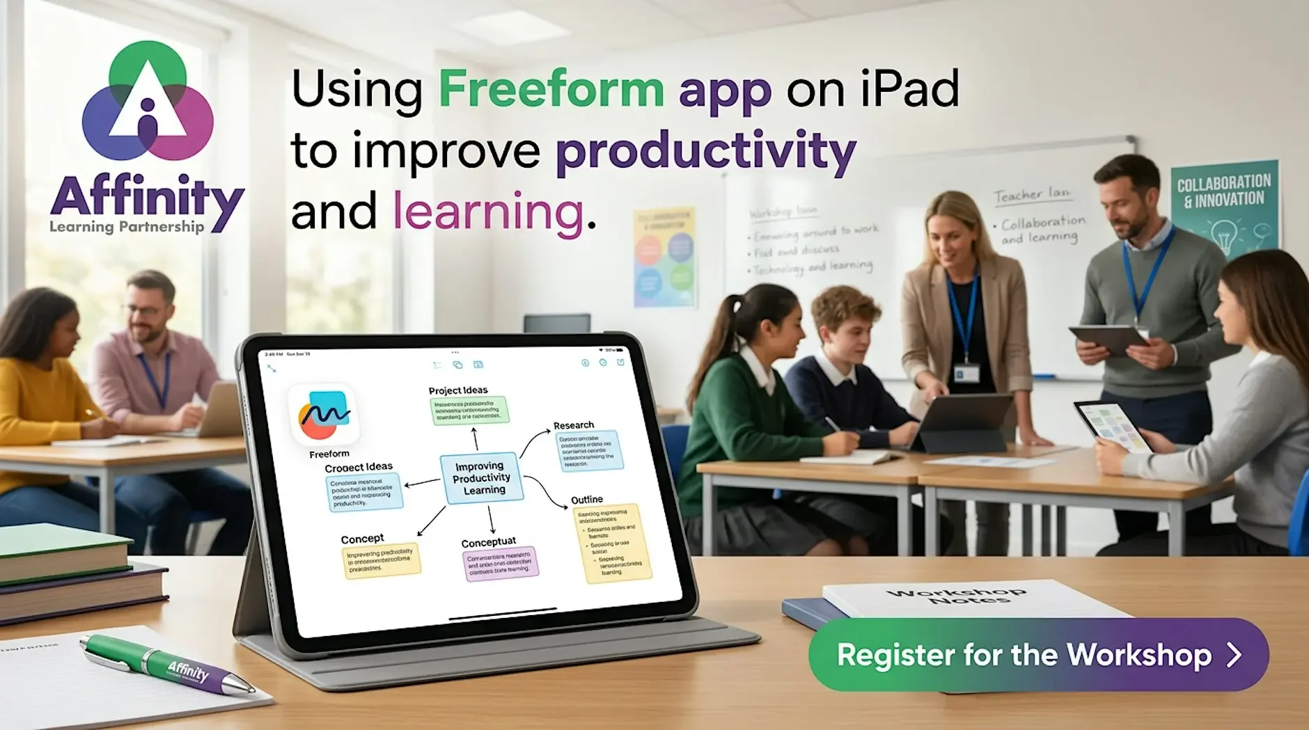 Using Freeform on iPad to improve productivity and learning