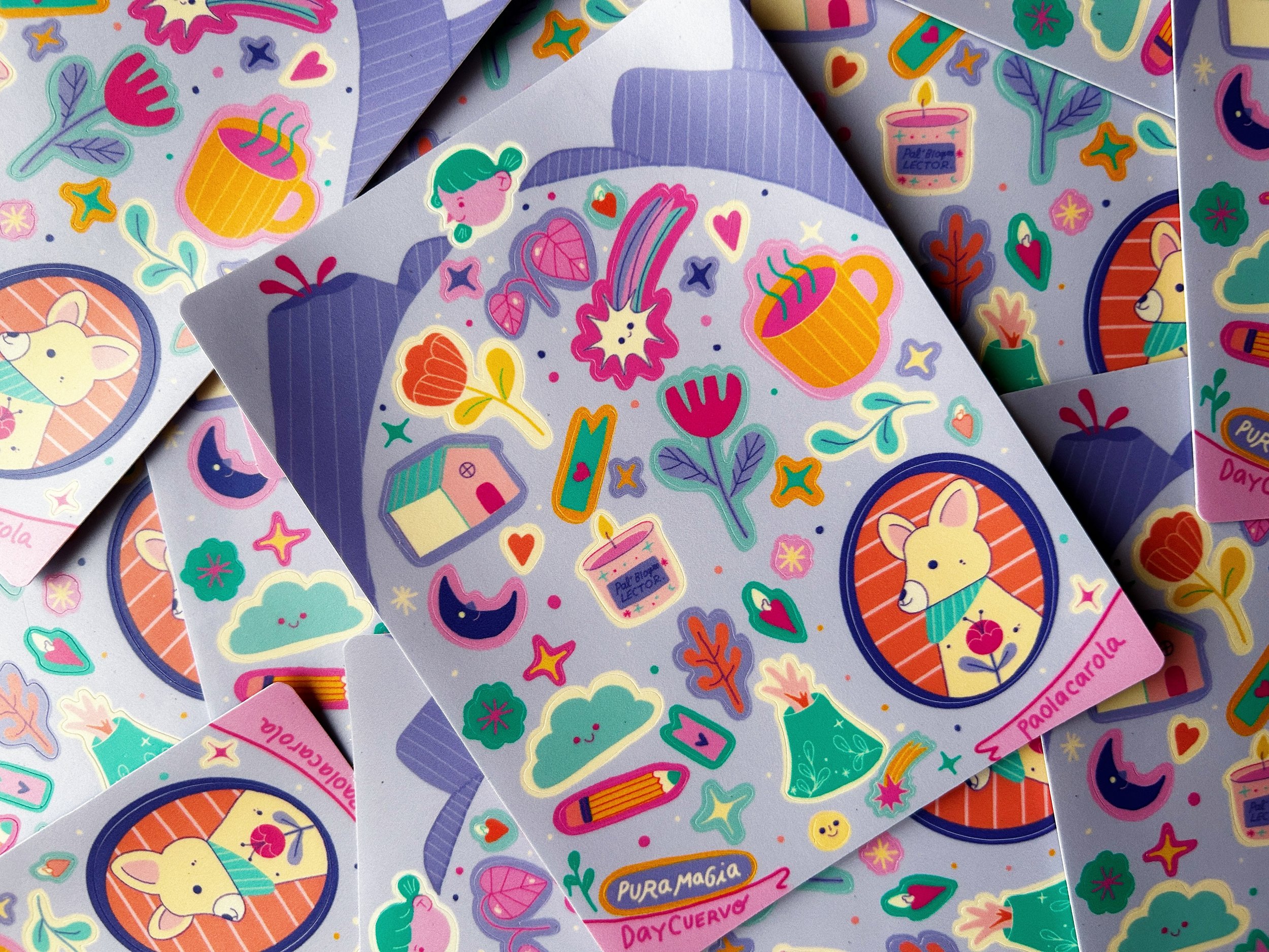 Pura magia [Planilla de stickers]