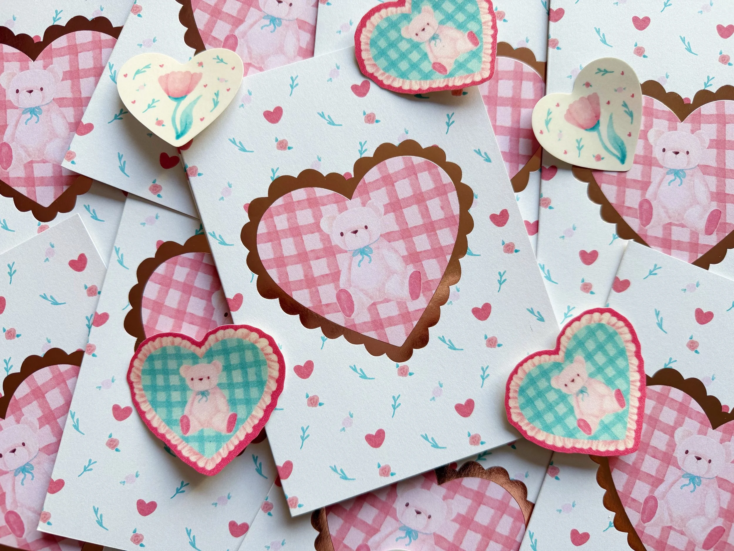 Suave ternura - Rosa dorado - Tarjeta de felicitación.jpg