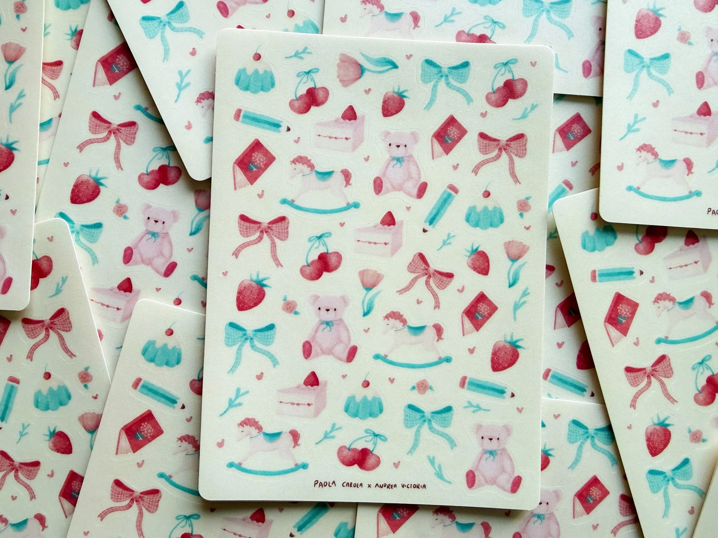 Suave ternura [Planilla de stickers]