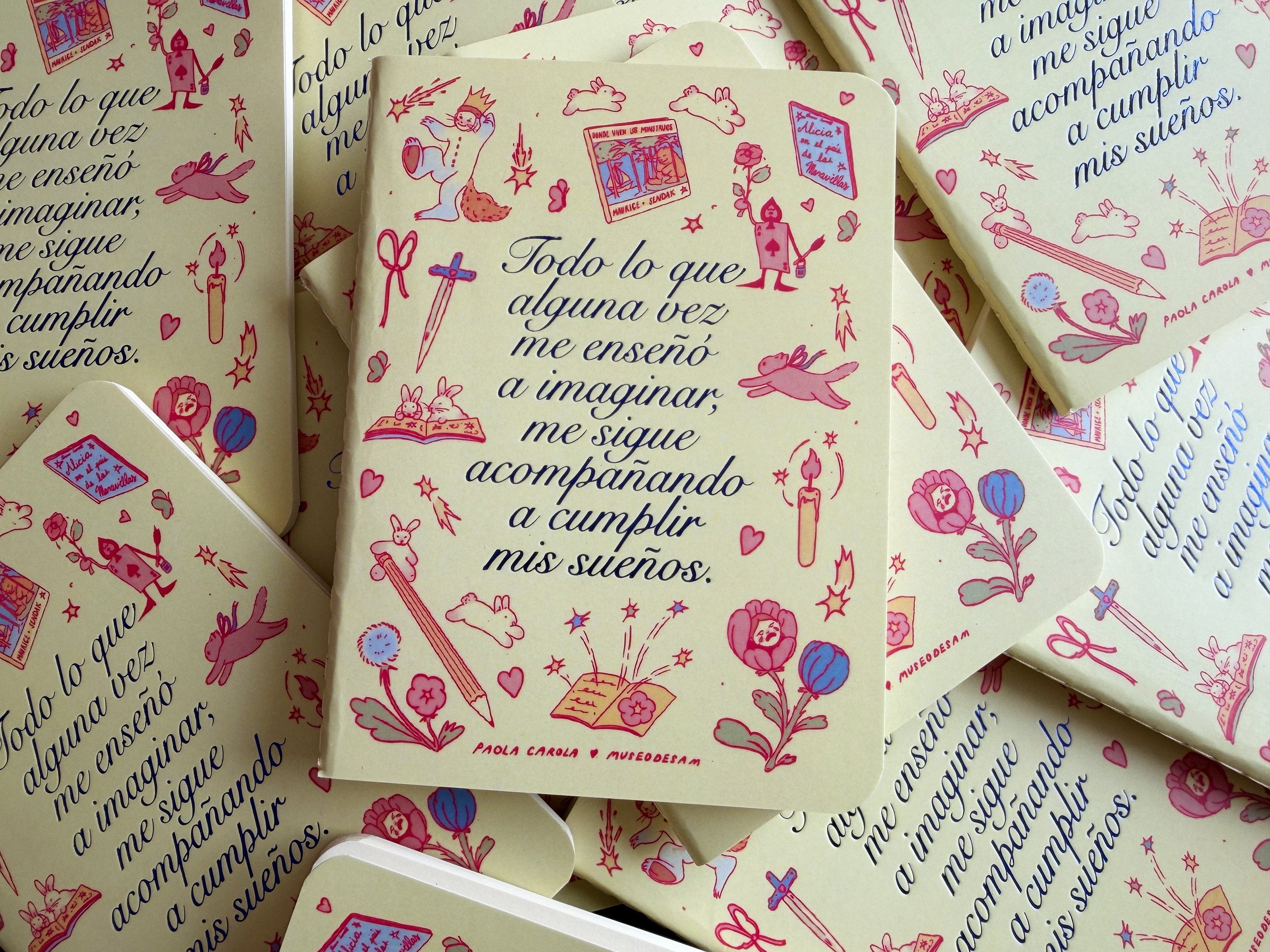 Niña interior [Libretas de bolsillo | 1/4 de carta]