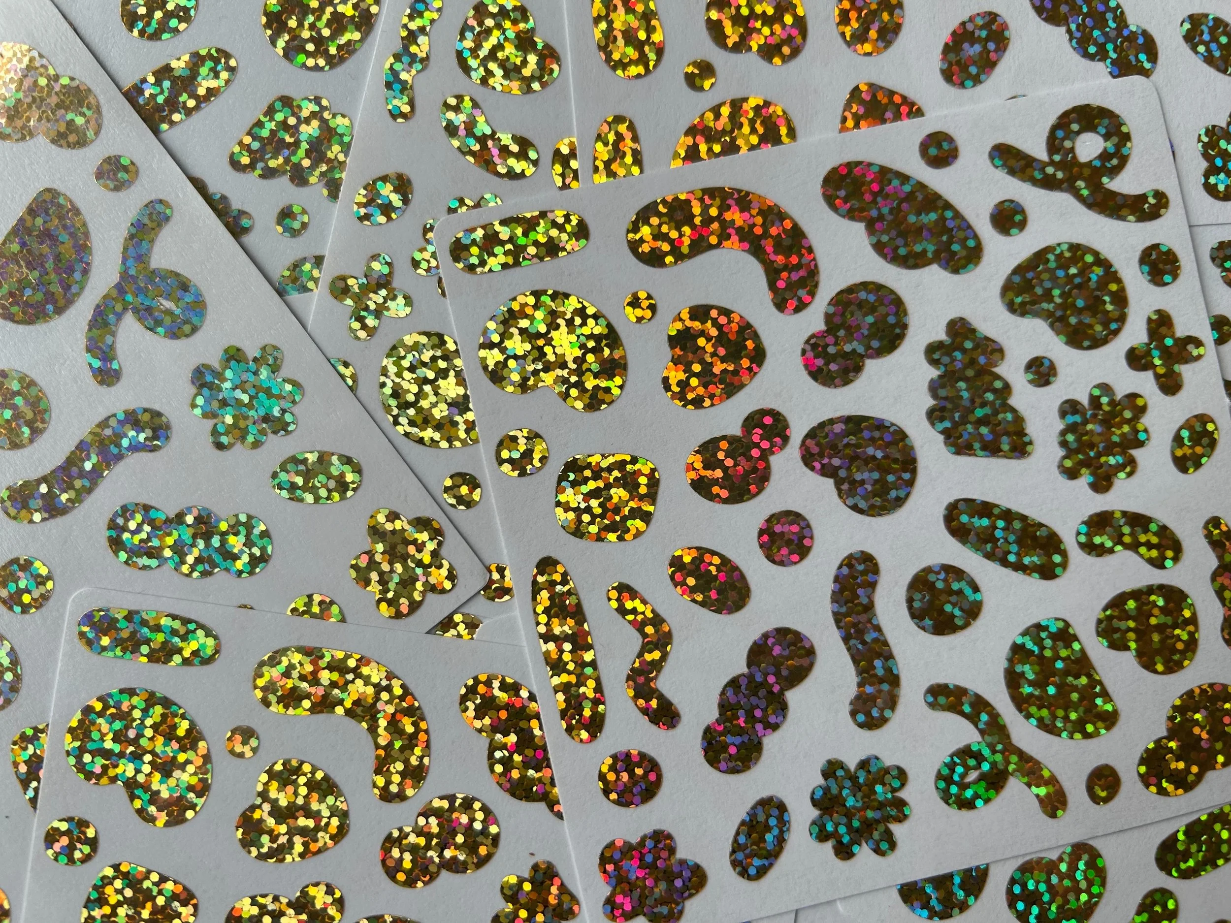 Stickers holográficas - Mini - Glitter dorado.jpg
