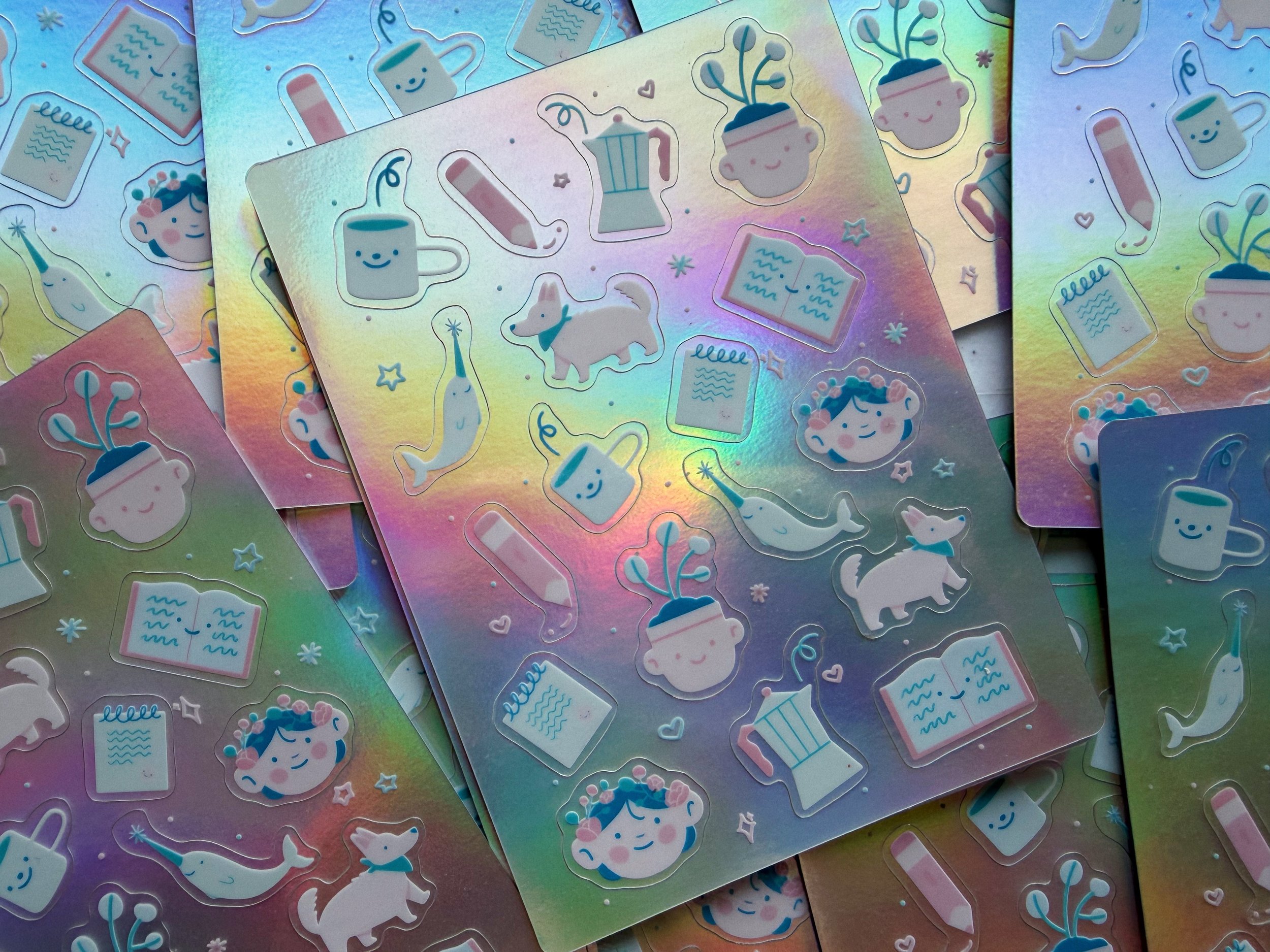 Crecer y florecer [Planilla de stickers]