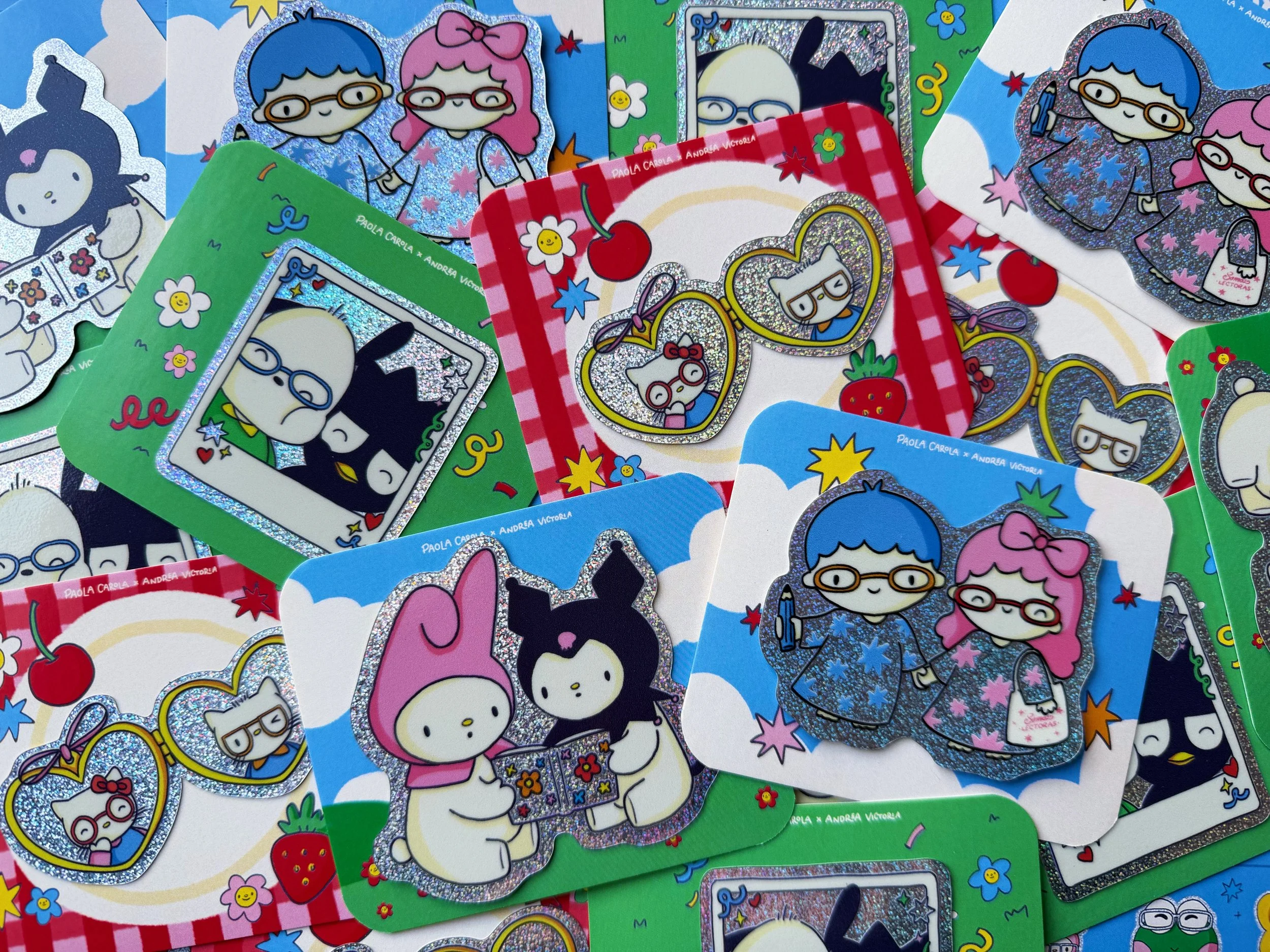 Amiguis de libros 2 [Stickers individuales]