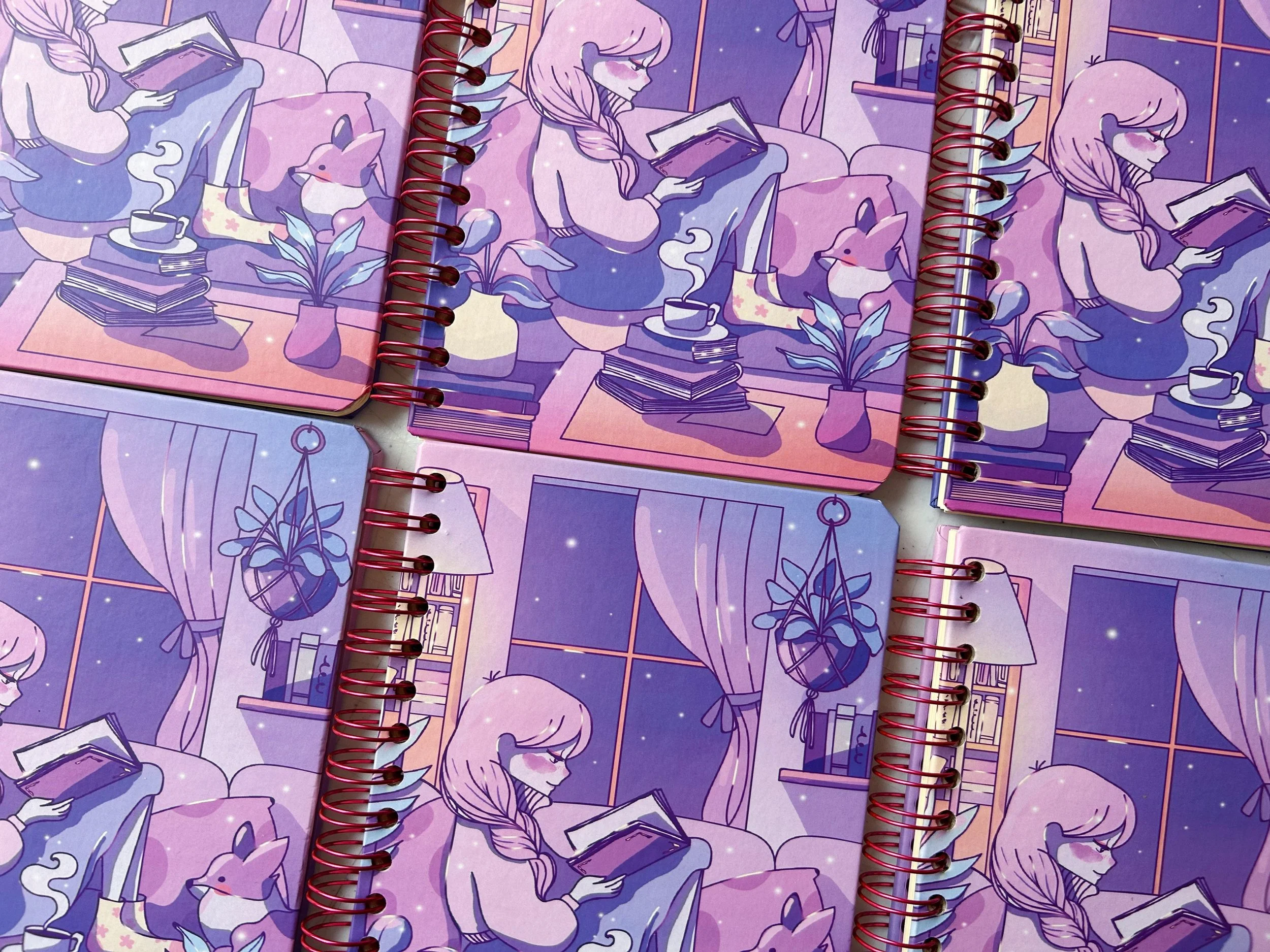 Niña lectora [Libreta espiral]