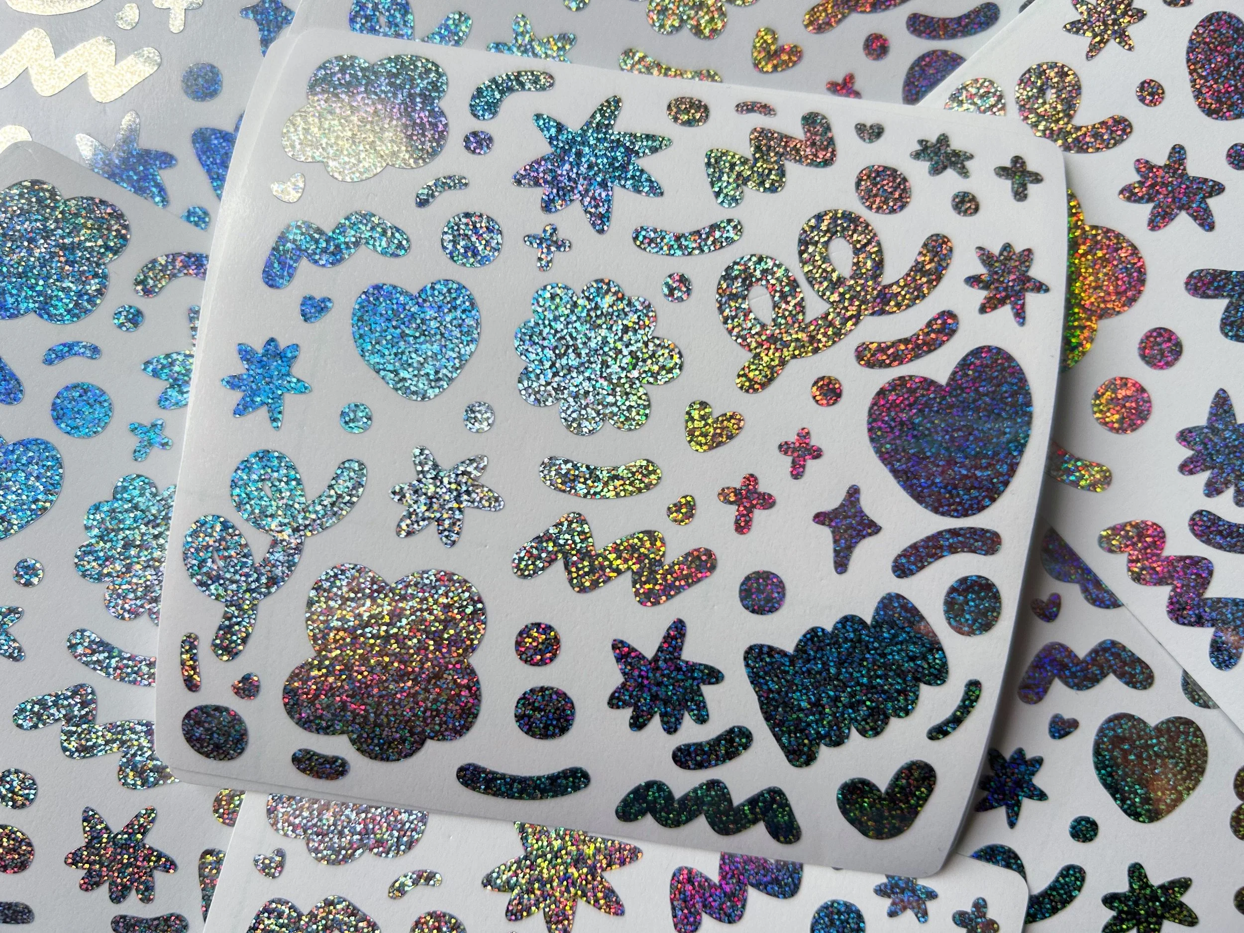 Stickers holográficas - Mini - Glitter plateado.jpg