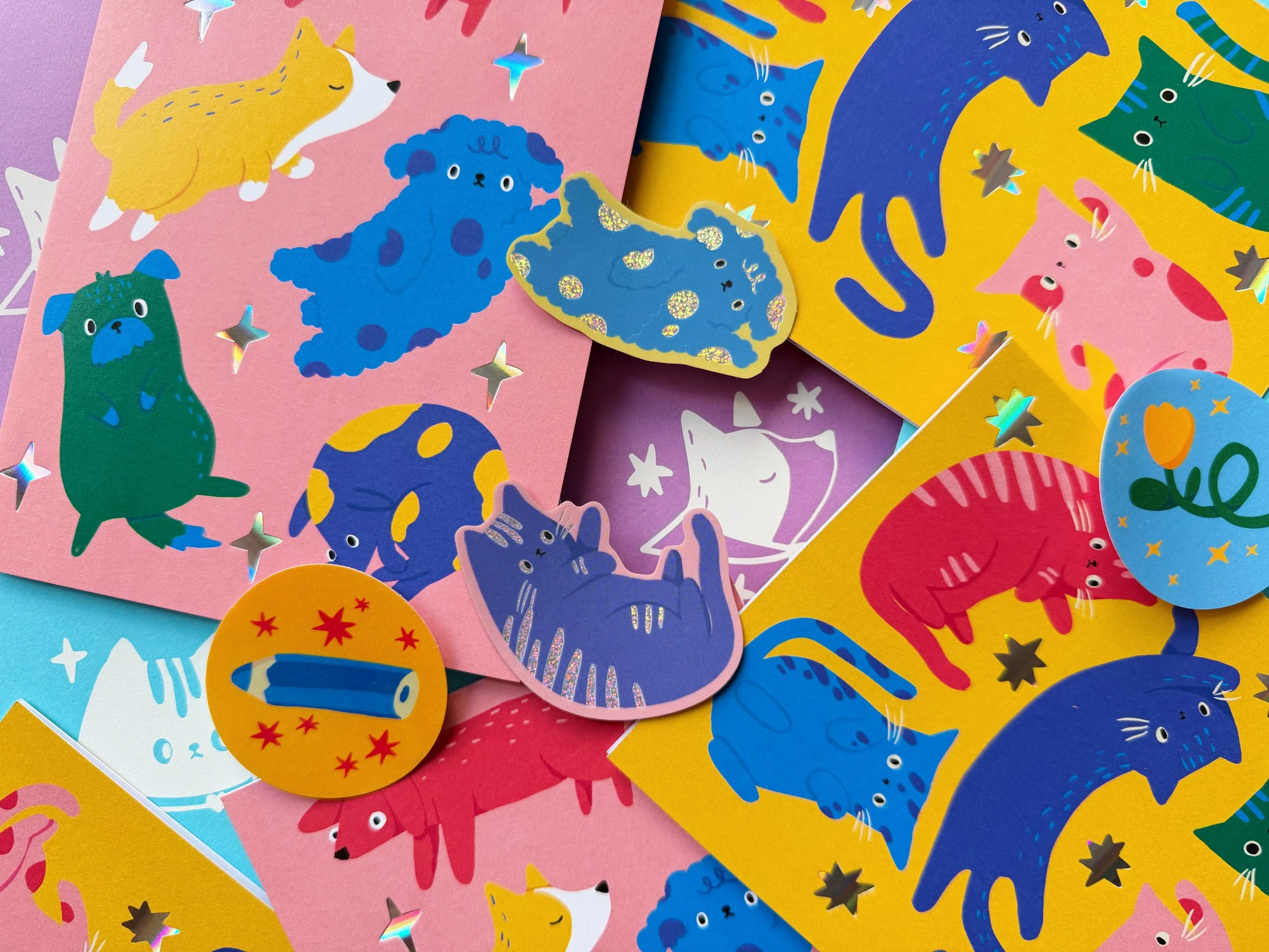 Gatitos y perritos [Tarjetas de felicitación].jpg