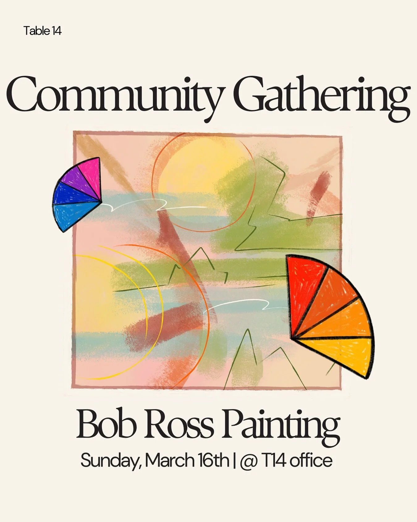 Hey yall! Been looking to let out your inner artist? Come join us this Sunday to paint along with Bob Ross! See you there! 🎨🧑&zwj;🎨

CORRECTION: This is being hosted February 16, not March 16.