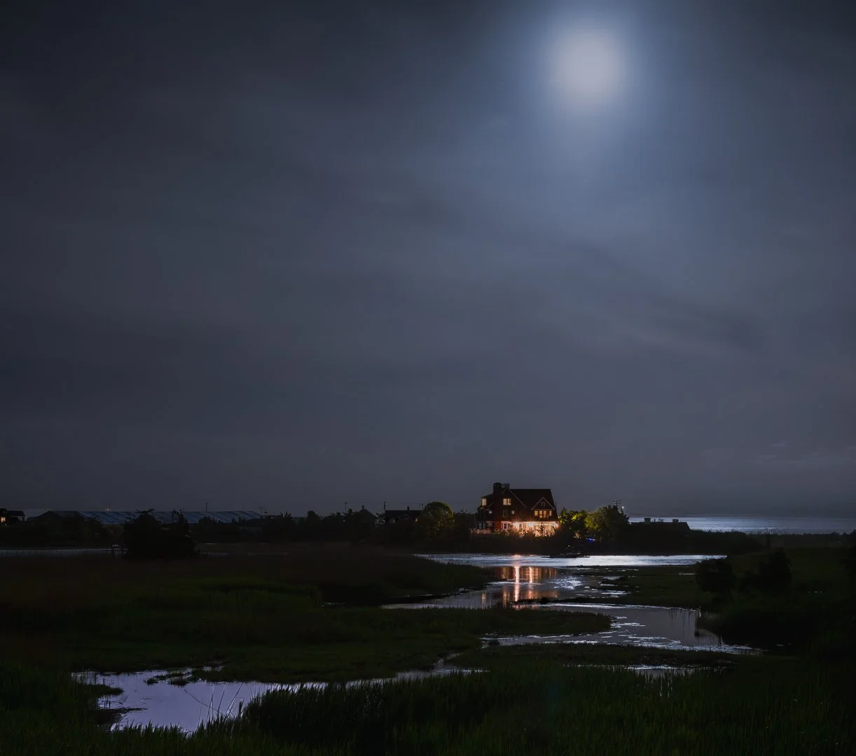 Moon over Nantucket Sound