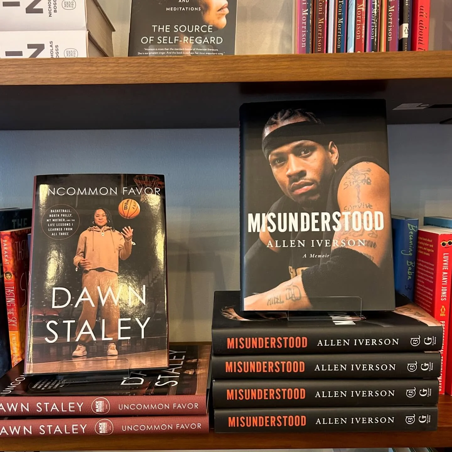 📚RESTOCKED! 📚

Purchase your copies of Allen Iverson&rsquo;s Misunderstood and Dawn Staley&rsquo;s Uncommon Favor right here at Cindelle&rsquo;s! 🏀 Perfect for Holiday giving! 🎁

#AllenIverson #DawnStaley #BlackBookstores #NJ