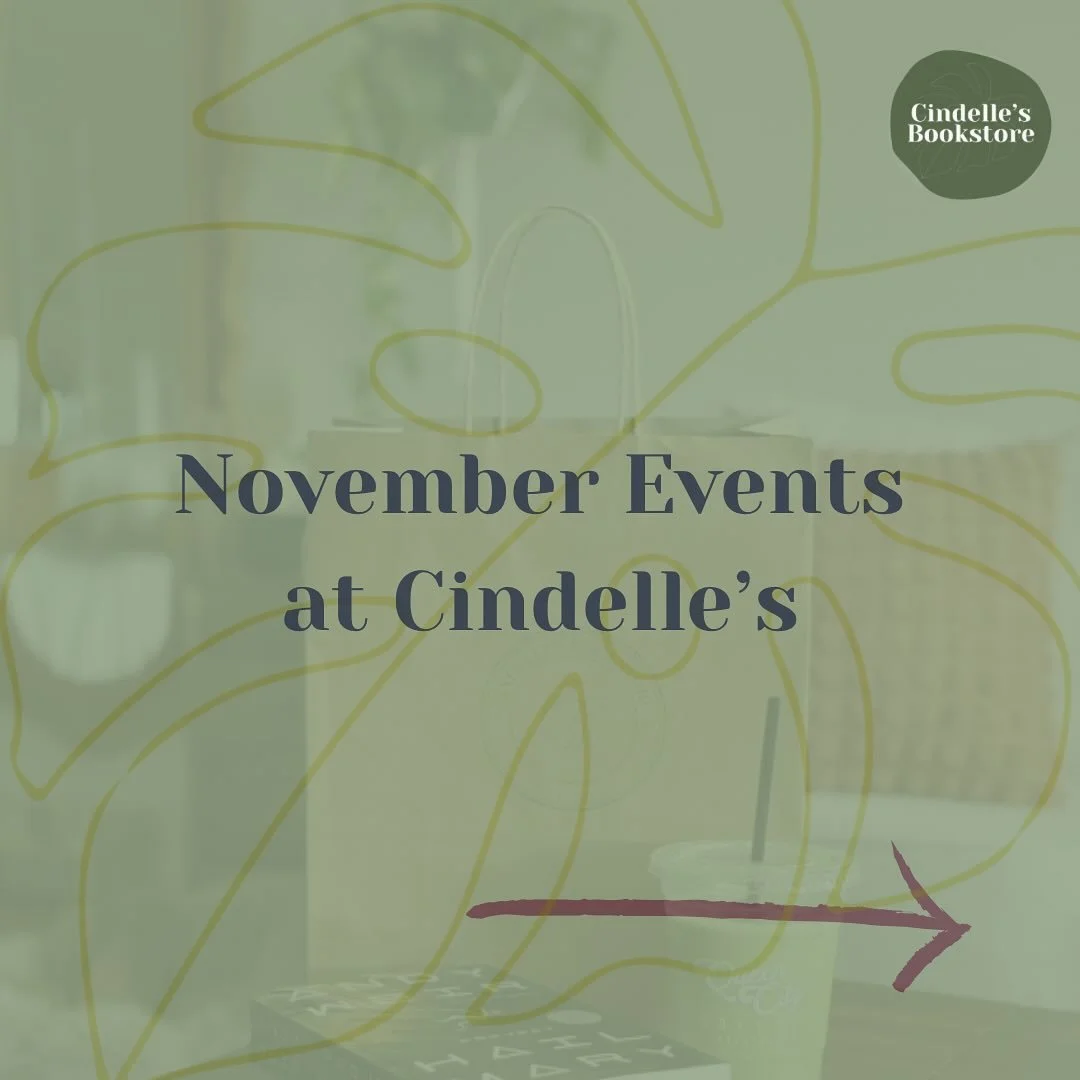 📚✨ Your November at Cindelle&rsquo;s ✨📚

Mark your calendars for an incredible month of community, stories, and connection:

🧸 Toddler Storytime | Wednesdays @ 11am (11/5, 11/12, 11/19, 11/26)
In partnership with Plainfield Public Library - songs,