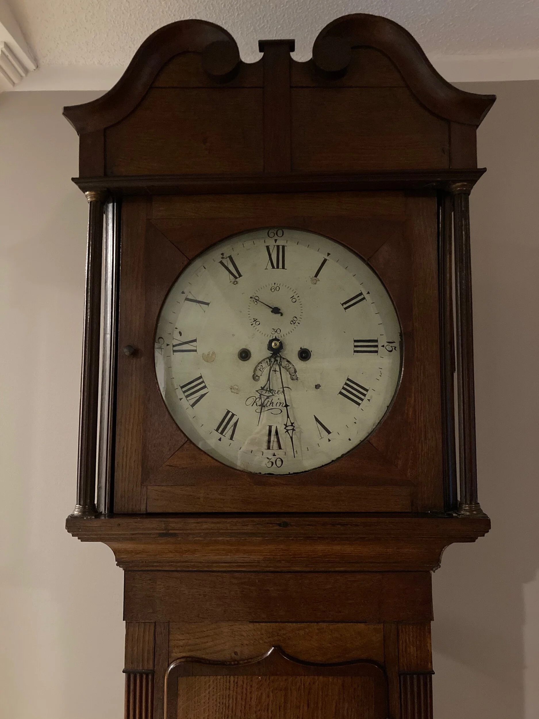 English Tall Case Clock, ca. 1818