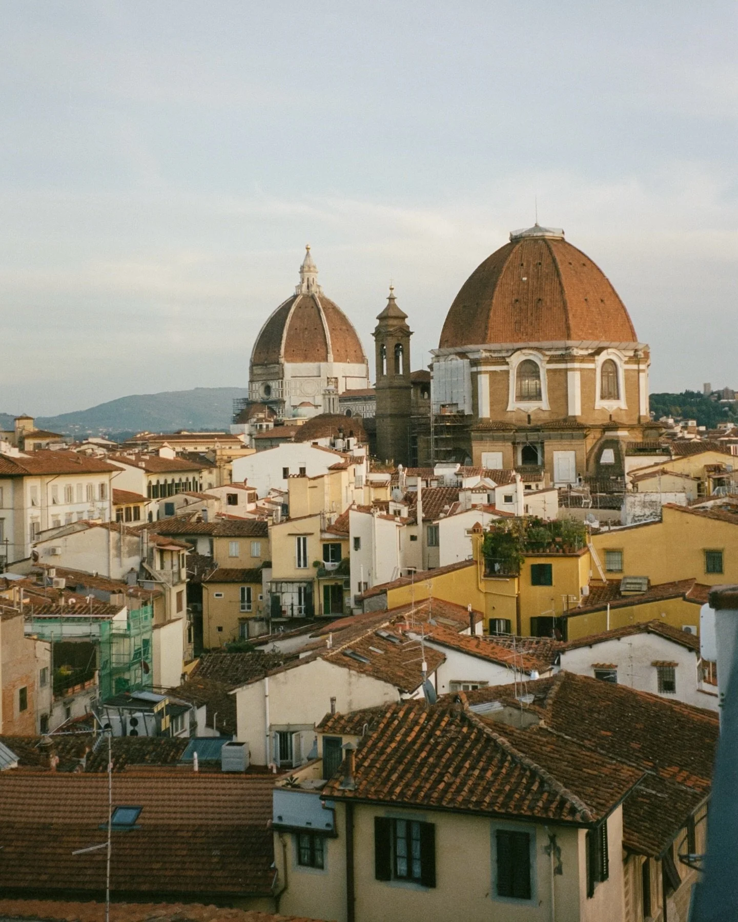Reminiscing on Roma e Firenze, from the film/phone archives. Finding my parents at the airport for a hug before our departures (looking back at the elderly man in that photo who looks EXACTLY like my Nonno from behind), wearing my Nonna&rsquo;s scarf