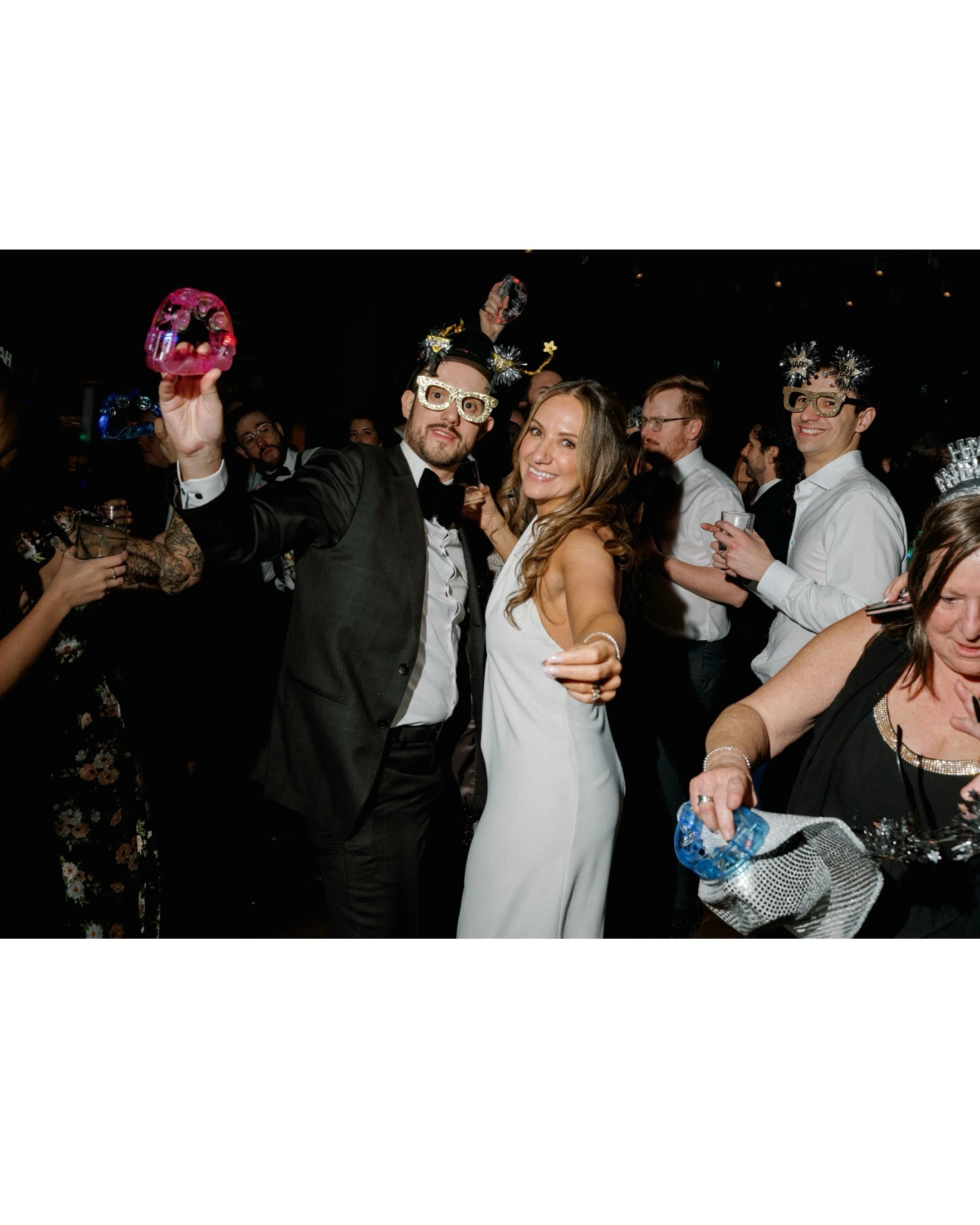 From that time we all got to ring in the New Year with Kelsey + Zach, and wouldn&rsquo;t have had it any other way 🥹🖤🍾🎊

Vendors: 
@carachapmanphoto 
@confettiand.co
@riversideflowershop 
@bridgettebartoronto 
@ohhappybrides 
@presleyfoskettmakeu