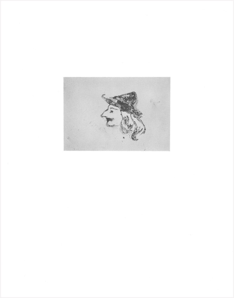 Portrait (after Maris) in Charcoal ink
