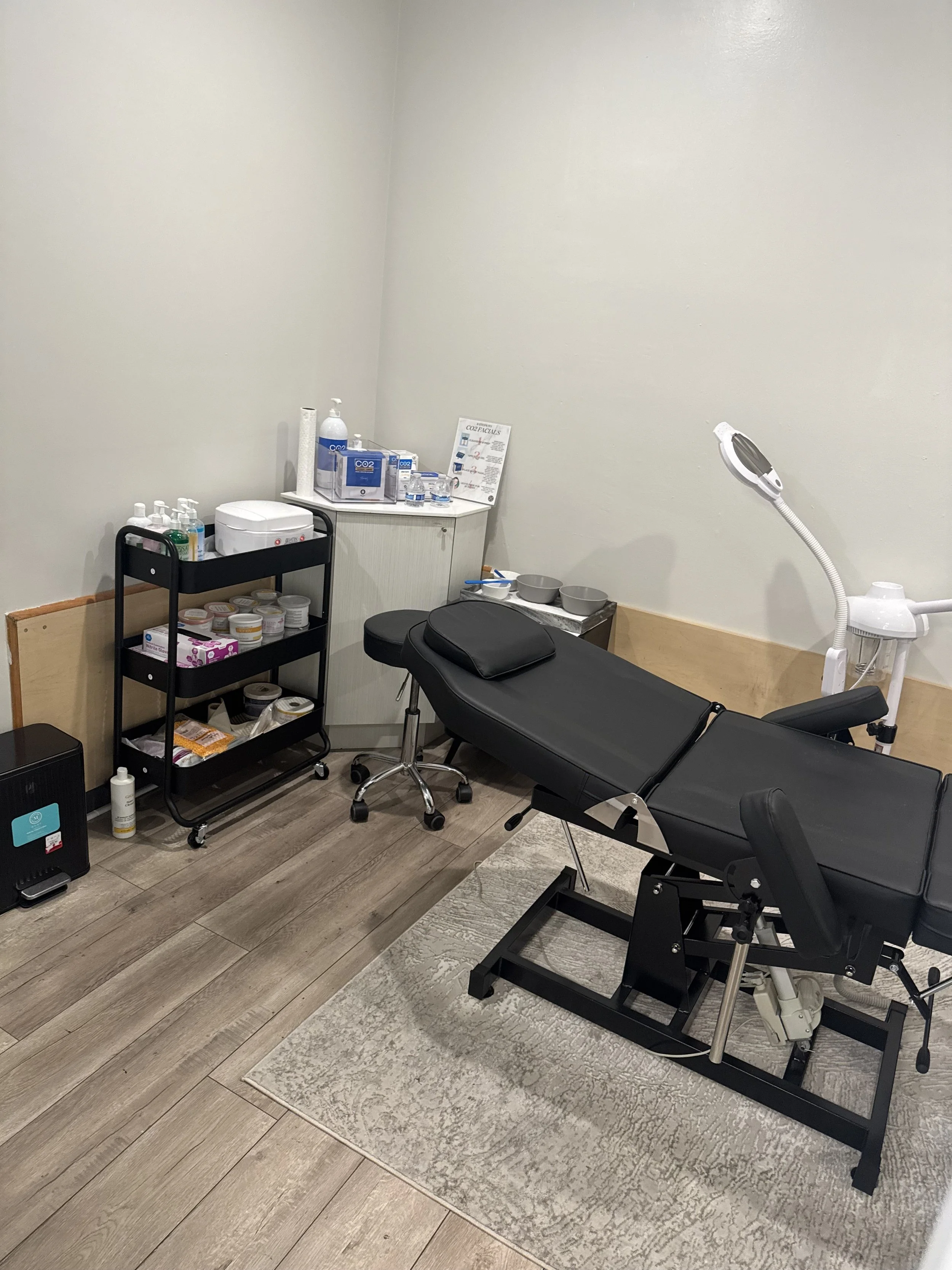 Private Facial Room at Brow Arc Salon in University Center