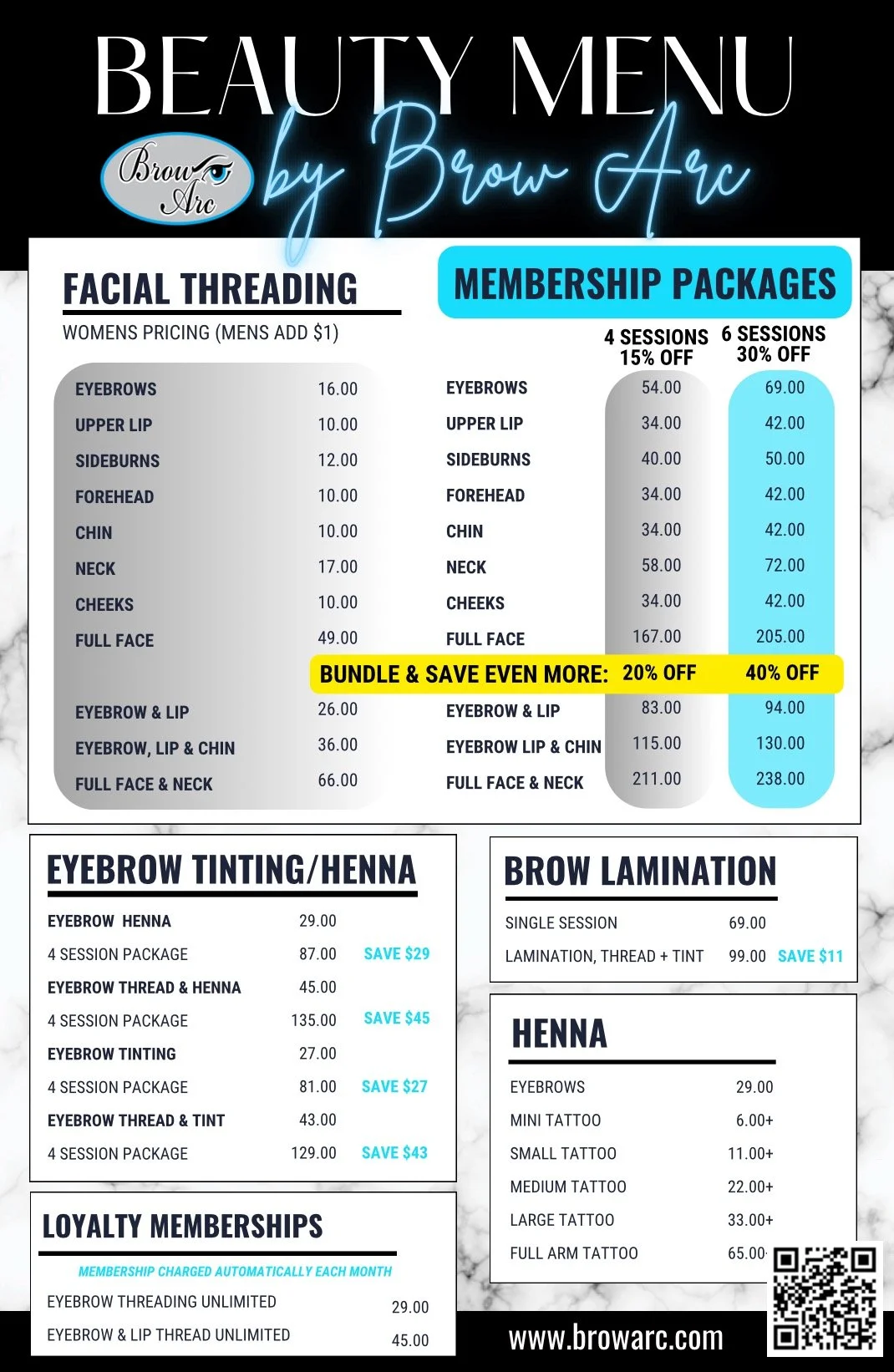 Bellevue Square Mall — Brow Arc Salons