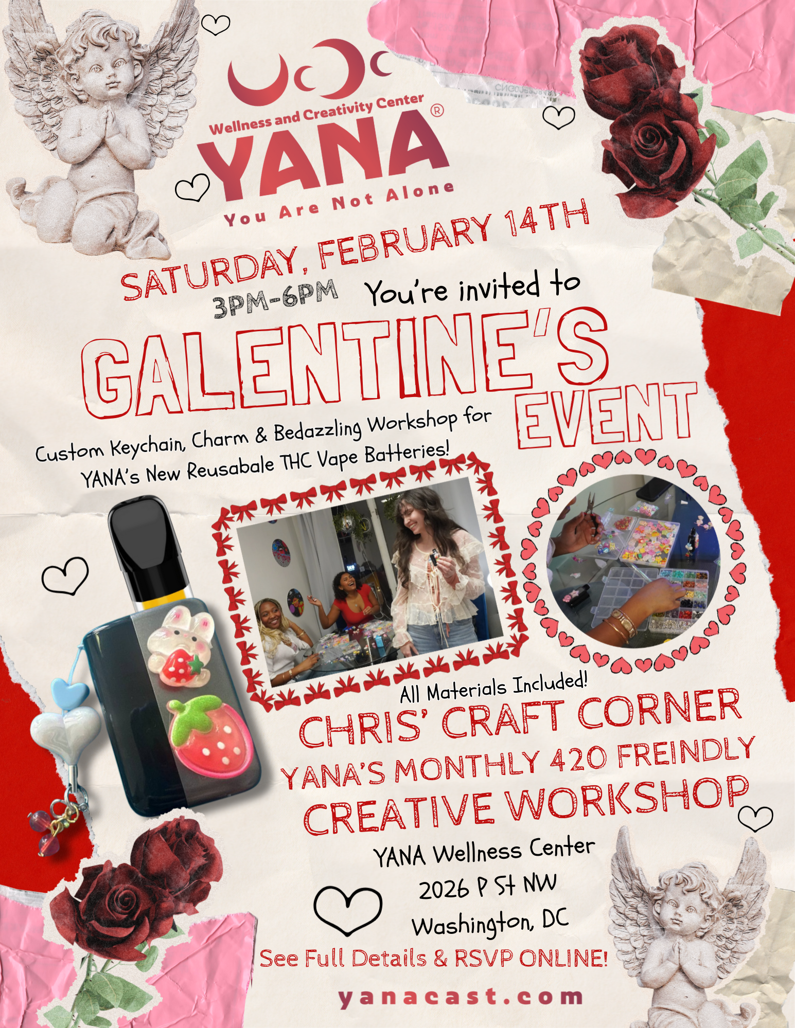 Galentine’s Day: Creatives Workshop - Chris’ Craft Corner