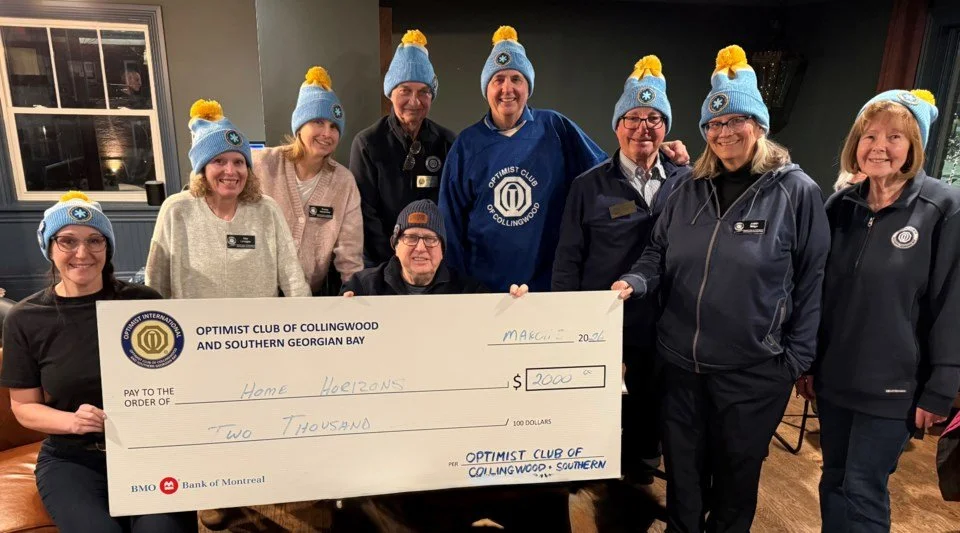 Optimists Members of the club participated in the recent Coldest Night of the Year walk