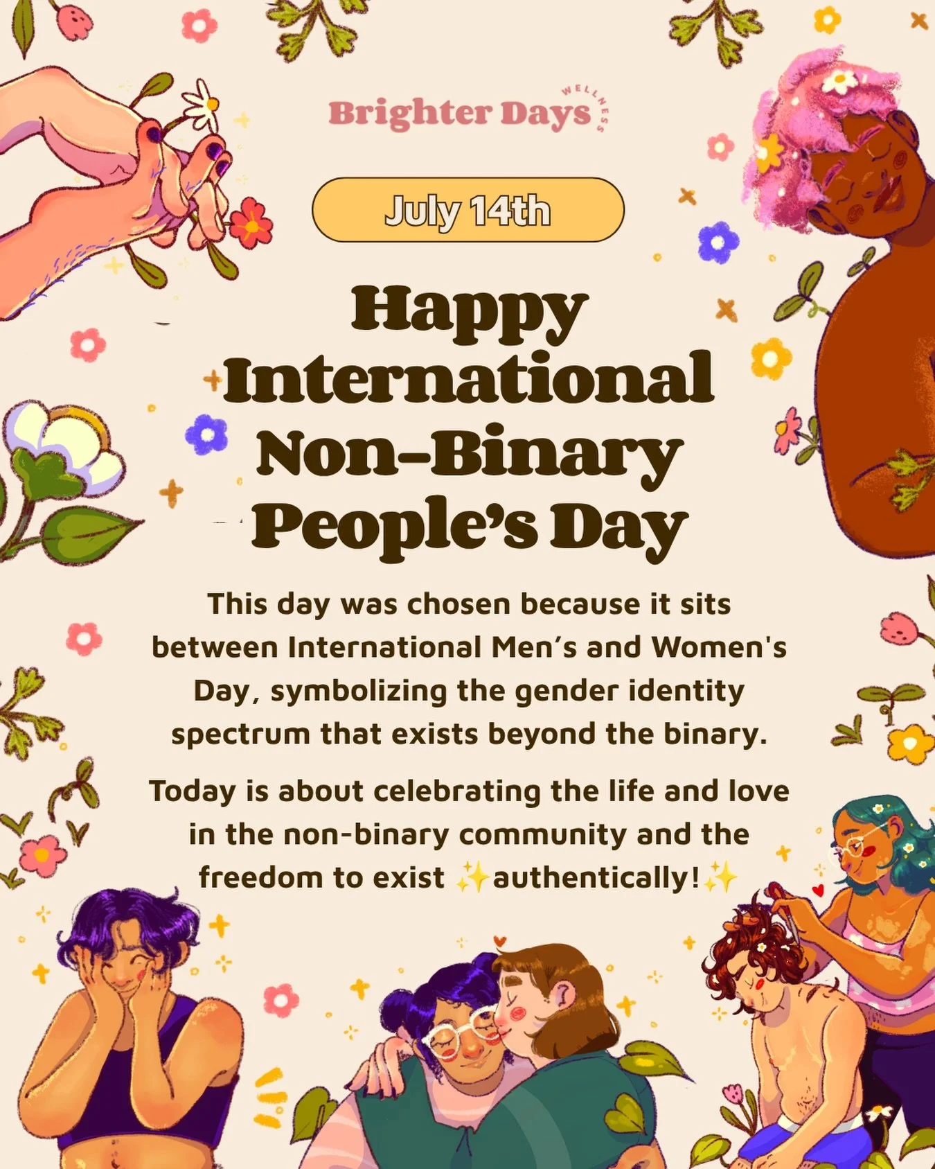 Happy International Non-Binary People&rsquo;s Day and Non-Binary Awareness Week! 💛🤍💜🖤

This day was first celebrated back in 2012 symbolizing the gender identity spectrum and the folks who identify outside the gender binary. 

Some countries have