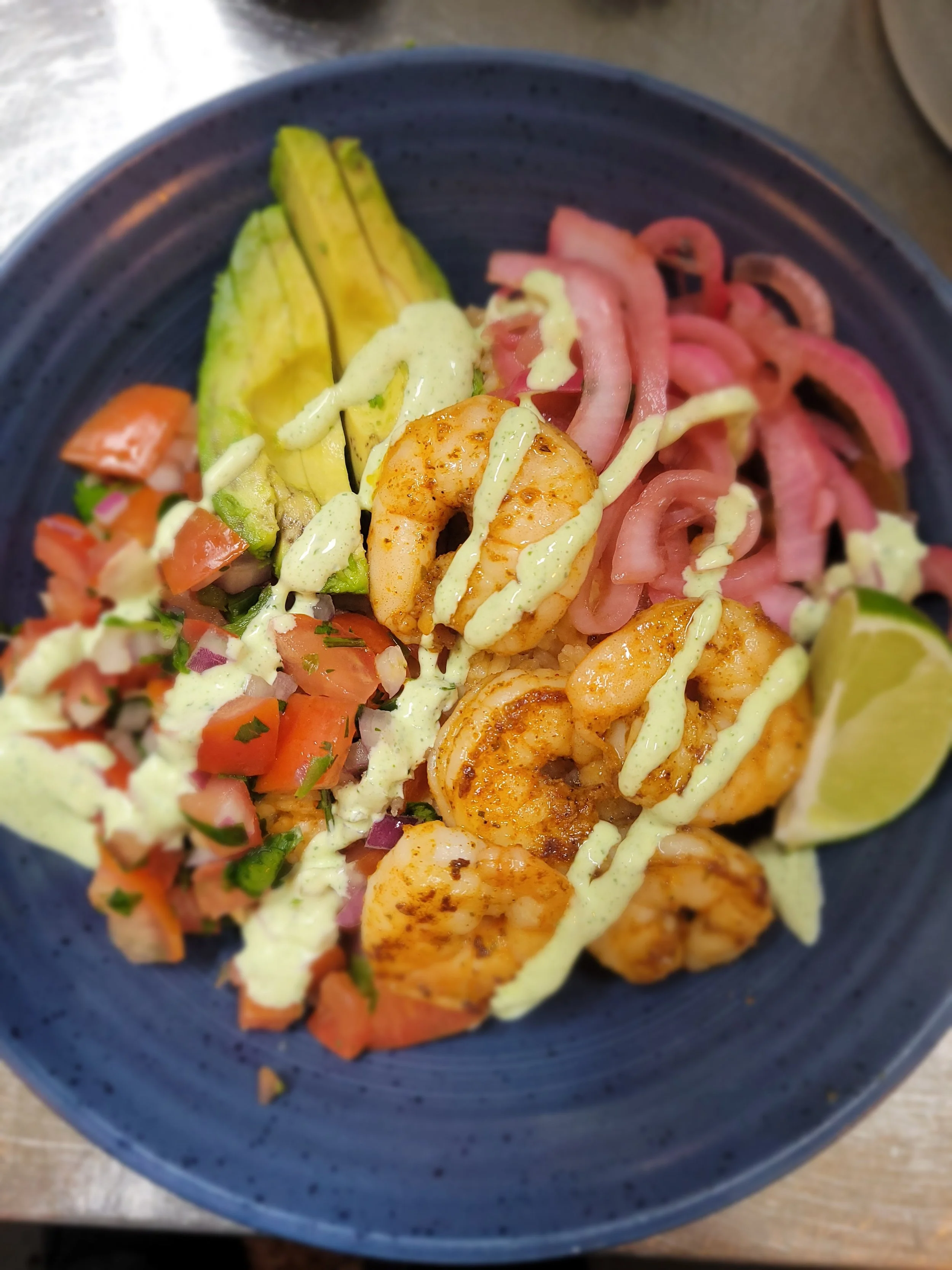 Korean Shrimp Grain Bowl