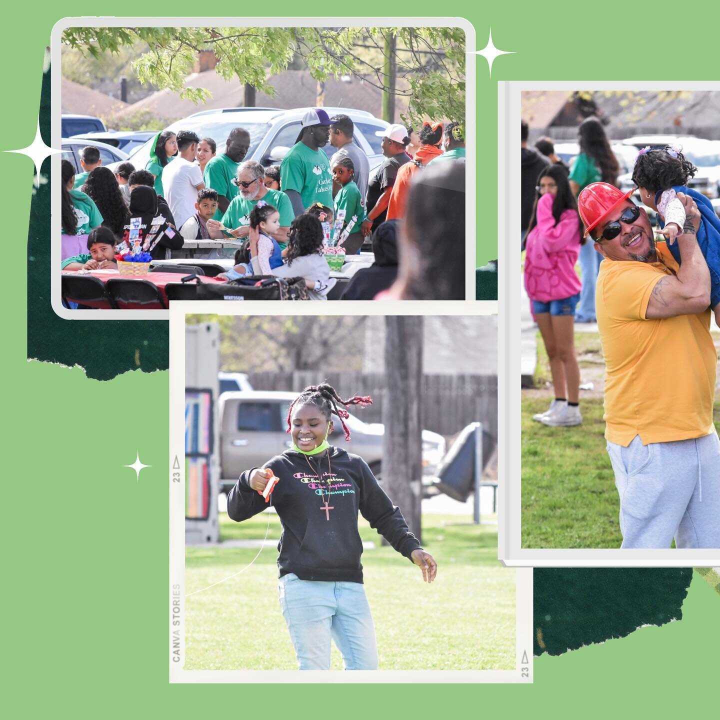 🍭🥚Easter Egg Hunt! 🥚🍭

Our awesome volunteers set out about 3000 eggs on our soccer fields last Saturday. Our community kids had so much fun filling their bags with Easter eggs! 

#GardereTakesFlight #GardereProud