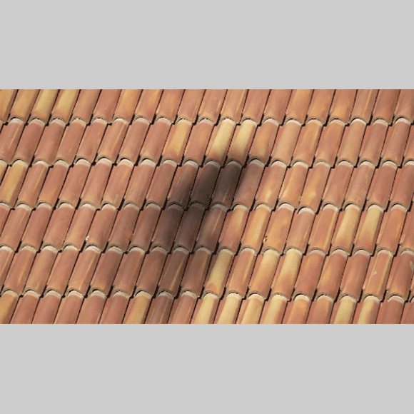 still moving video "smoke on the roof"
