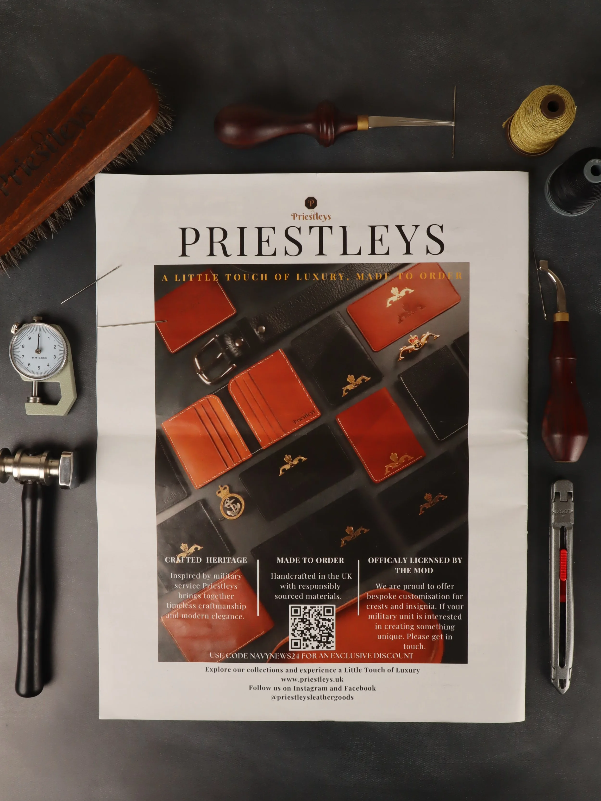 Press coverage of military collection in The Navy News Magazine