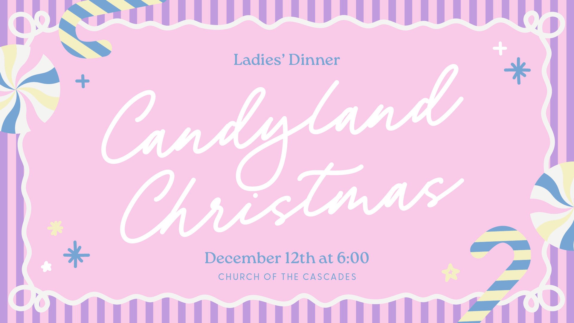 Candyland Christmas Ladie's Dinner