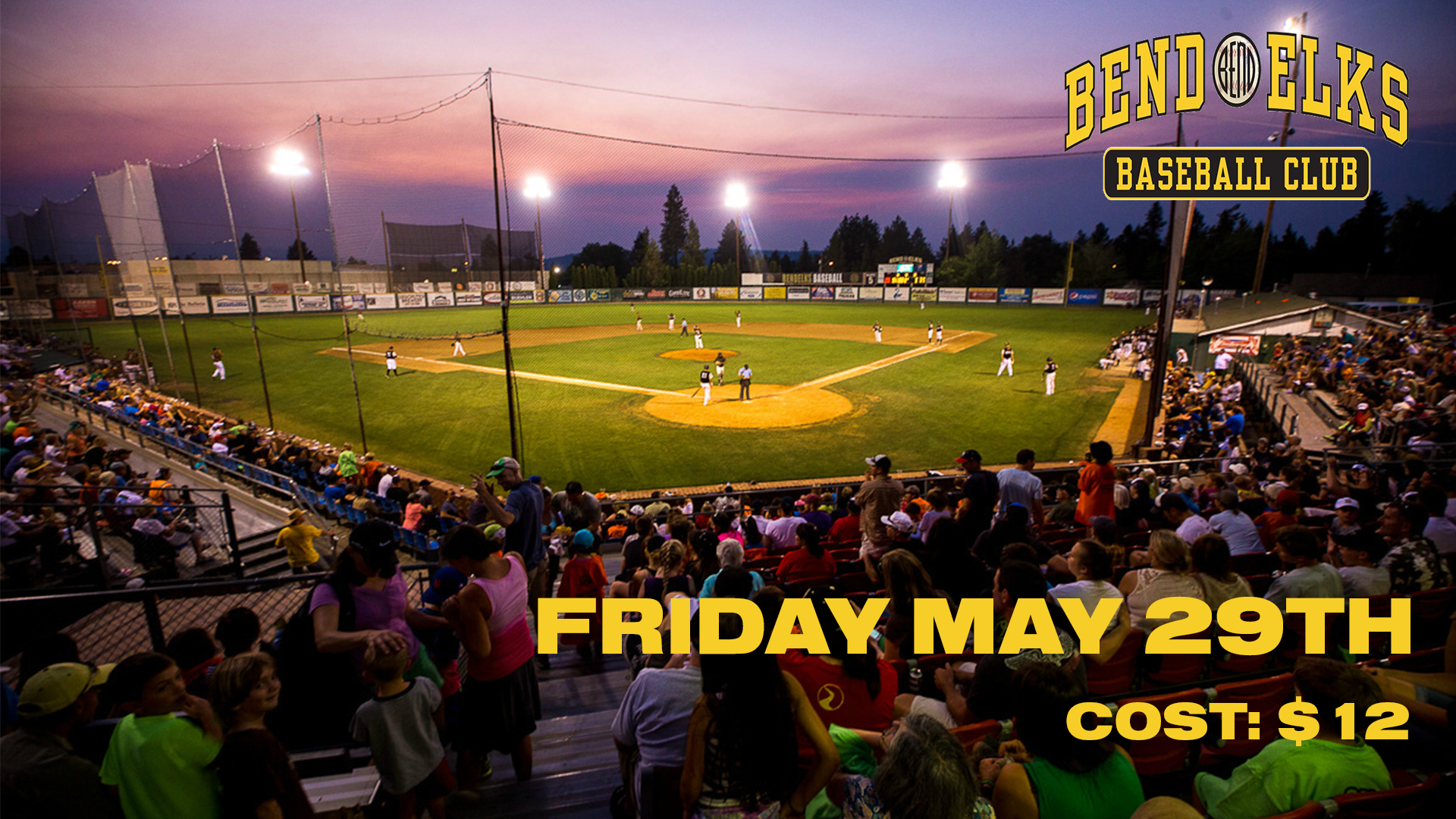 Men's Ministry - Bend Elks Baseball Game and Tailgating Dinner