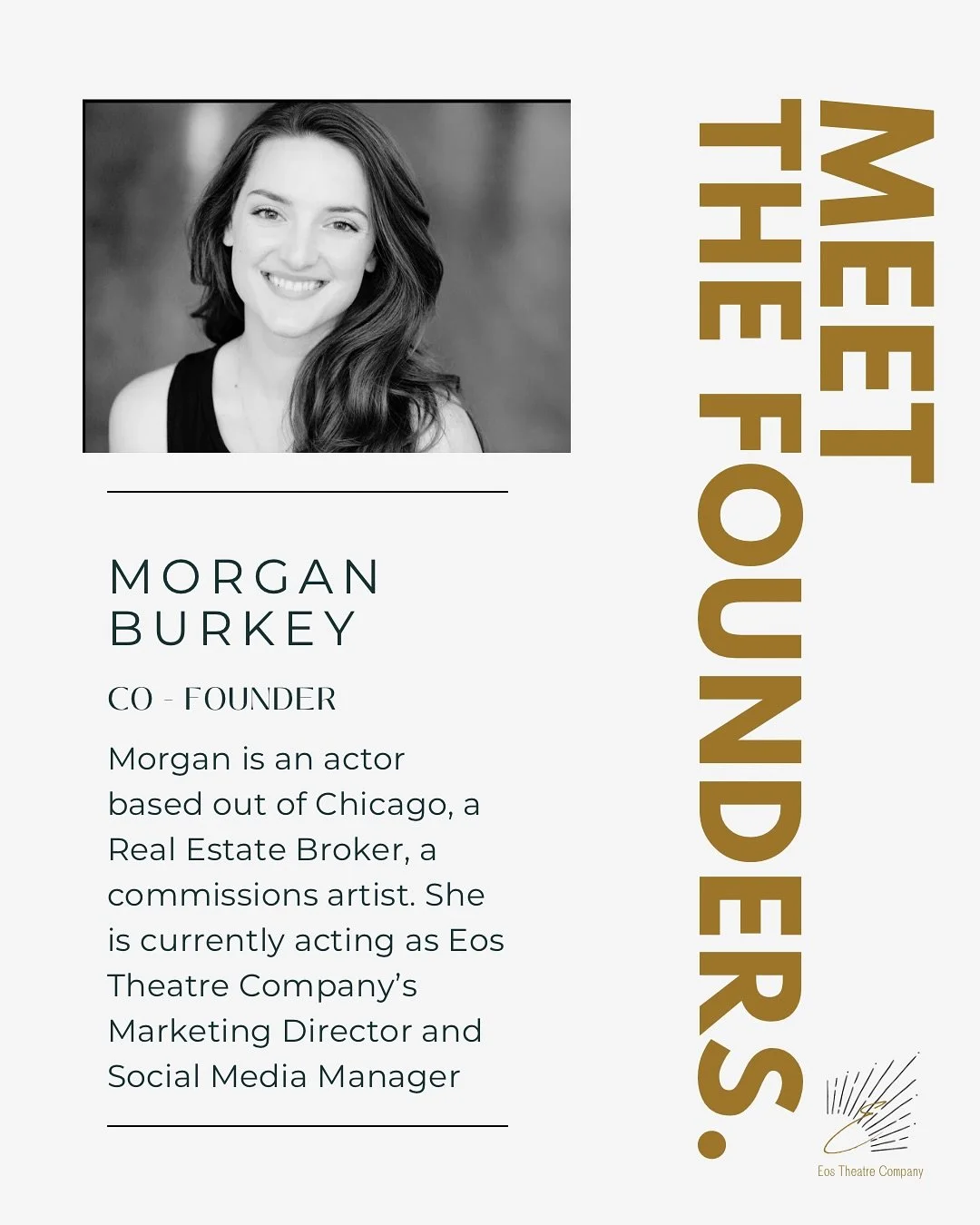 🎭 Meet the Founder: Morgan Burkey 🎨

Morgan is our Social Media + Marketing Manager, a Chicago-based actor, and a painter specializing in commissions in watercolor and acrylics. She&rsquo;s passionate about bringing stories to life &mdash; whether 