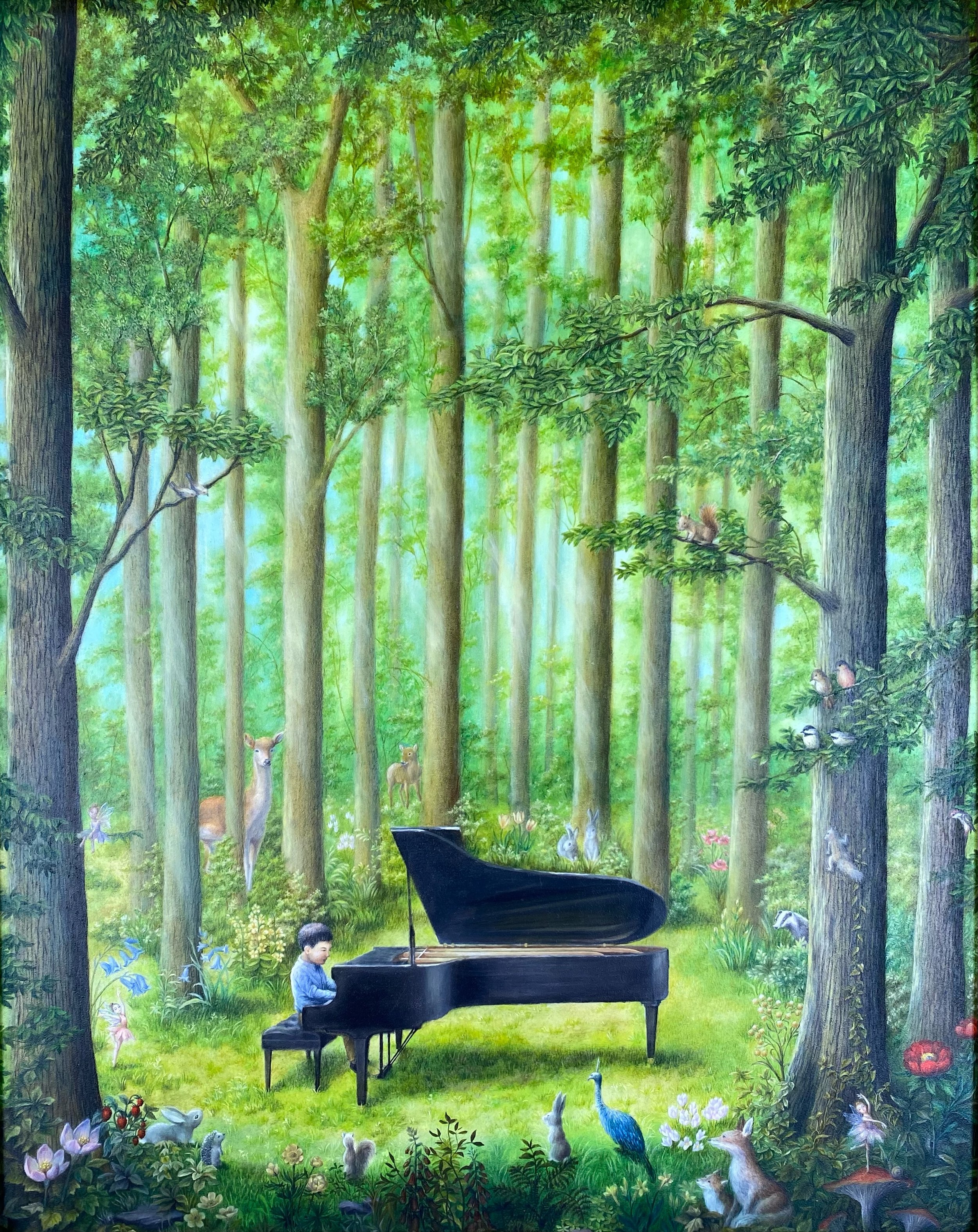 Music in the Forest - 16x20 oil.jpeg