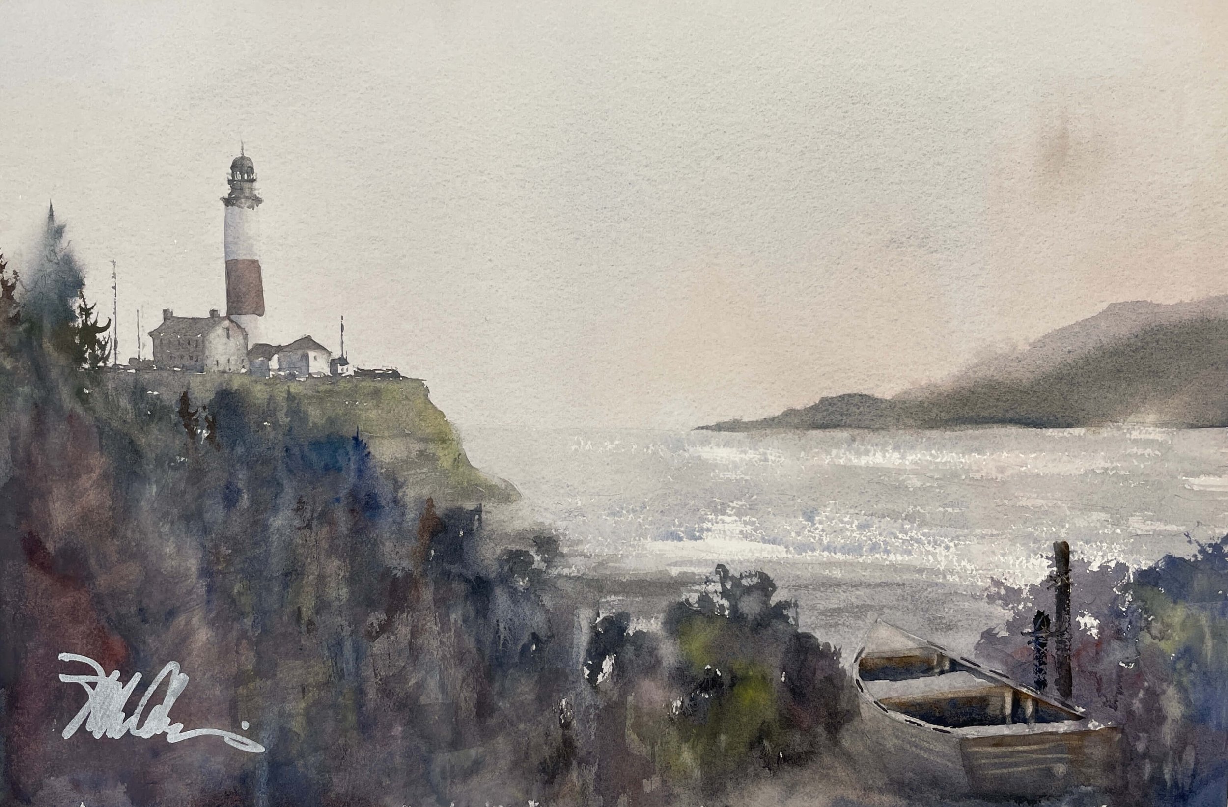 Lighthouse Overlook - 15" x 22.5"