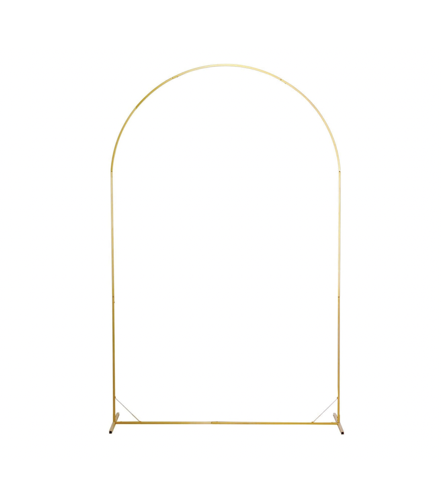 8ft Gold Metal Arch Backdrop Stand