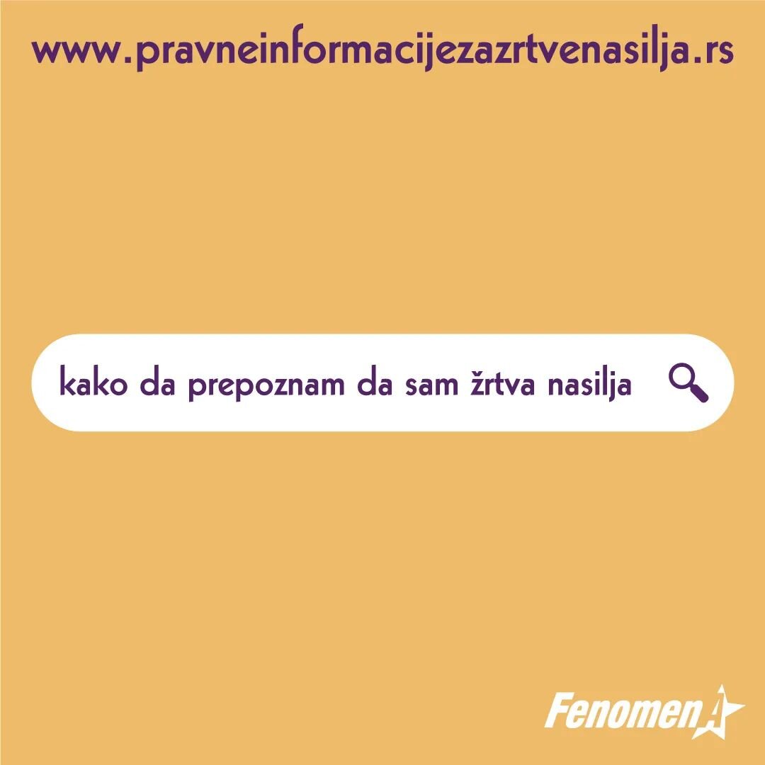 Kako da prepoznam da sam žrtva nasilja?

Svaki postupak koji dovodi do nano&scaron;enja &scaron;tete ili patnje fizičke, mentalne ili seksualne prirode, pretnje takvim postupcima, prinuda i drugi oblici ograničavanja slobode predstavljaju nasilje nad