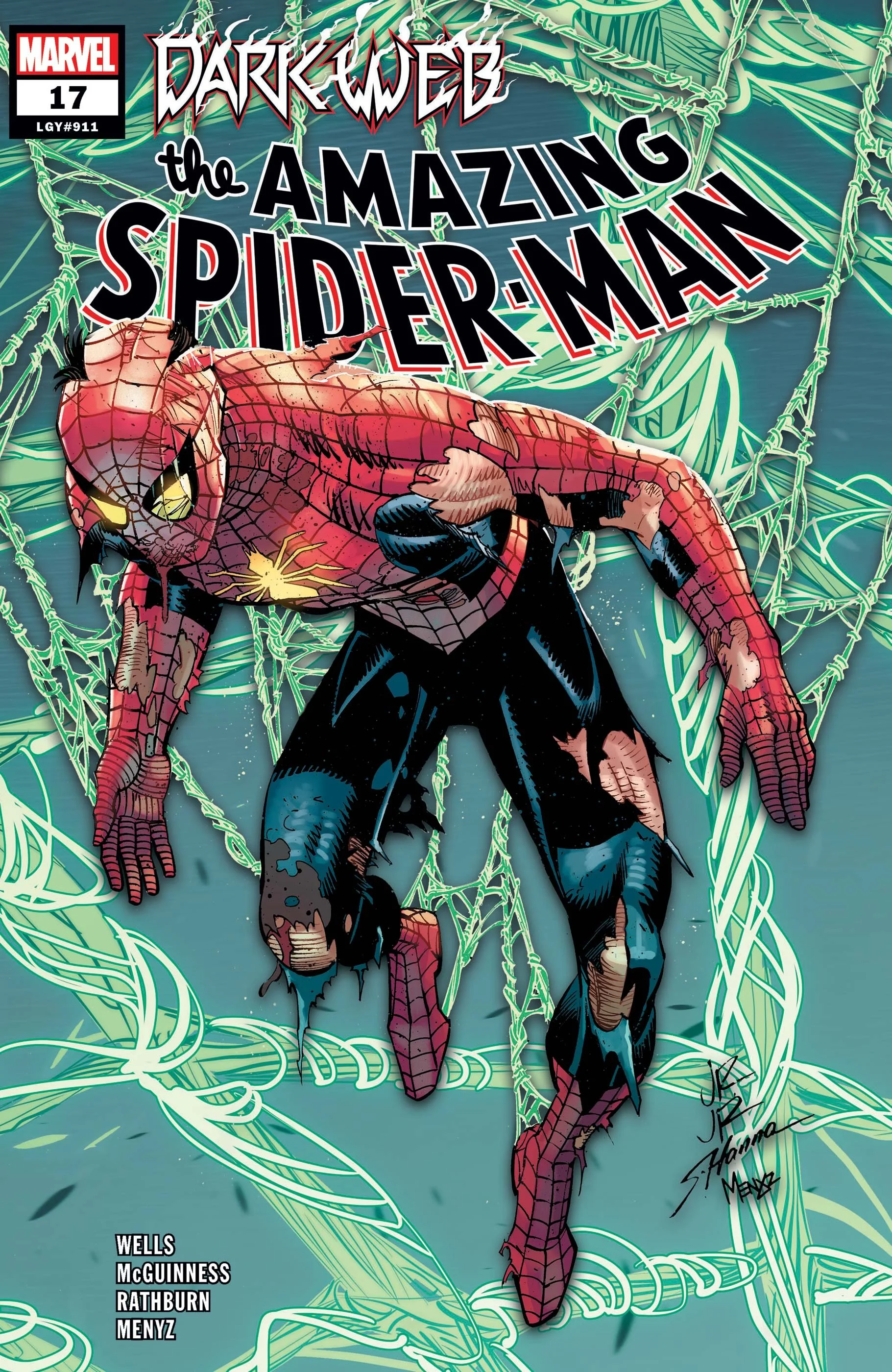 Sirk TV Comic Review: DARK WEB - THE AMAZING SPIDERMAN #17 [Marvel]