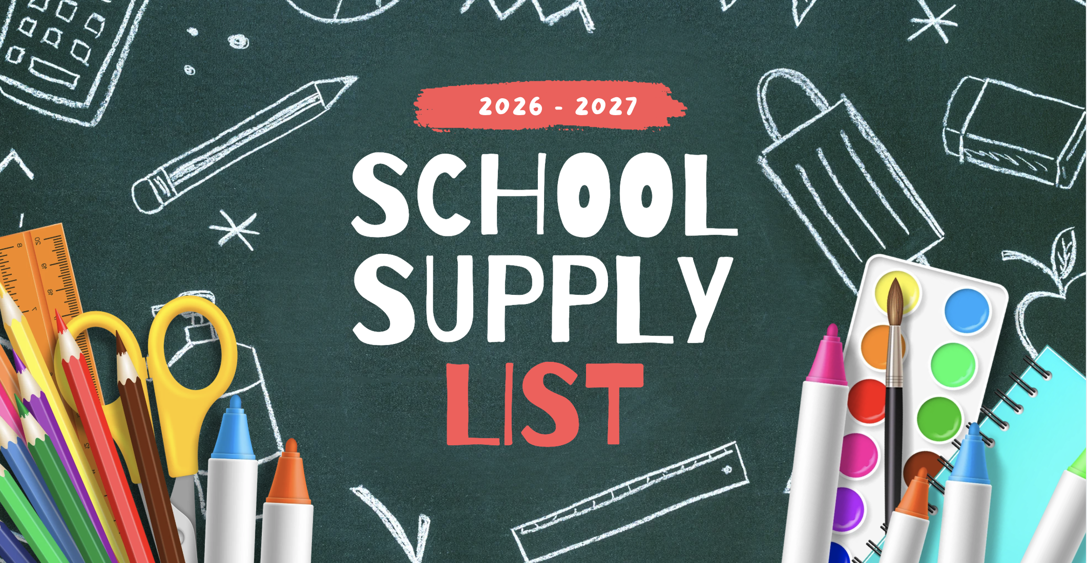2026 - 2027 TIS School Supply List