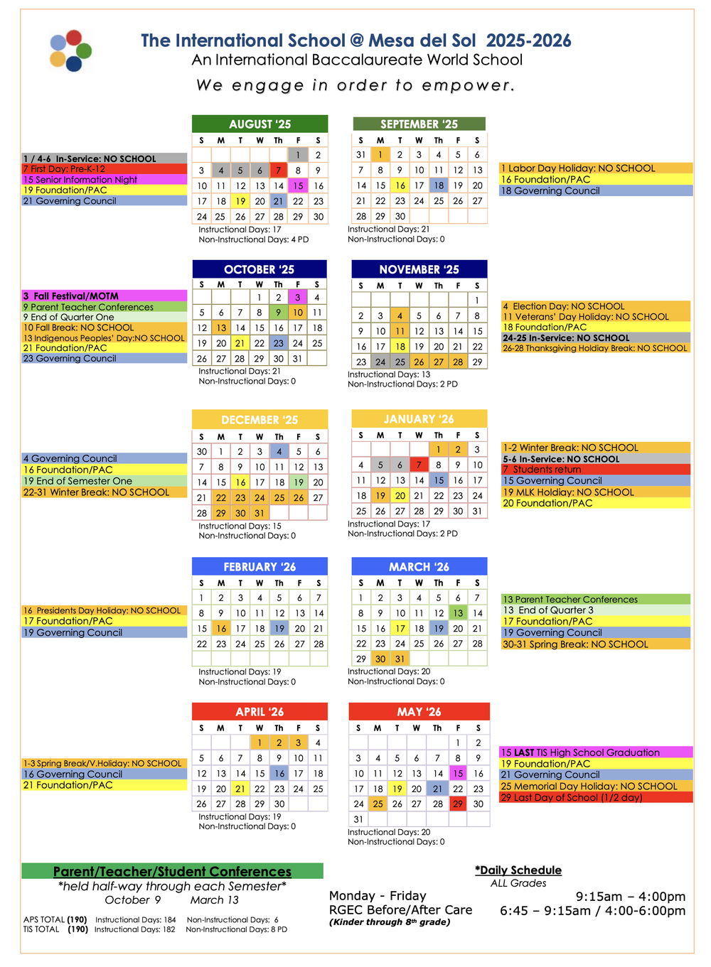 Calendar The International School At Mesa Del Sol calendar-the-international-school-at-mesa-del-sol